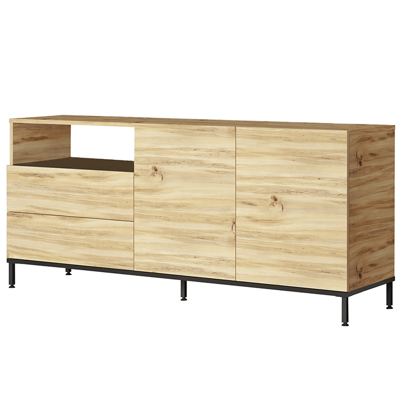 Μπουφές Evaluate pakoworld sonoma-wenge 170×46.5×75.5εκ 176-000124 Μπουφές Evaluate pakoworld sonoma-wenge 170×46.5×75.5εκ 176-000124