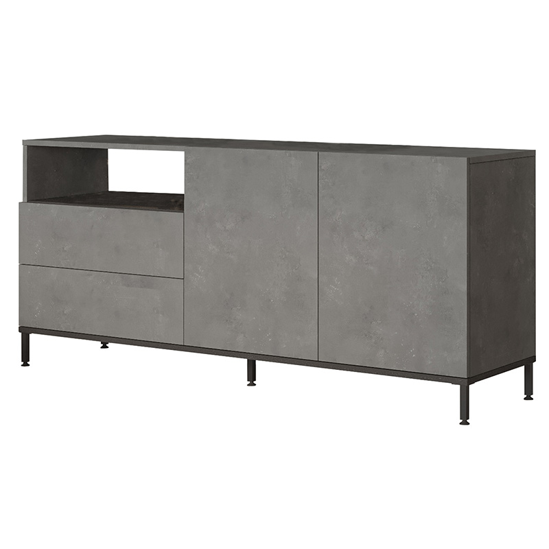 Μπουφές Evaluate pakoworld ανθρακί antique-wenge 170×46.5×75.5εκ 176-000125 Μπουφές Evaluate pakoworld ανθρακί antique-wenge 170×46.5×75.5εκ 176-000125