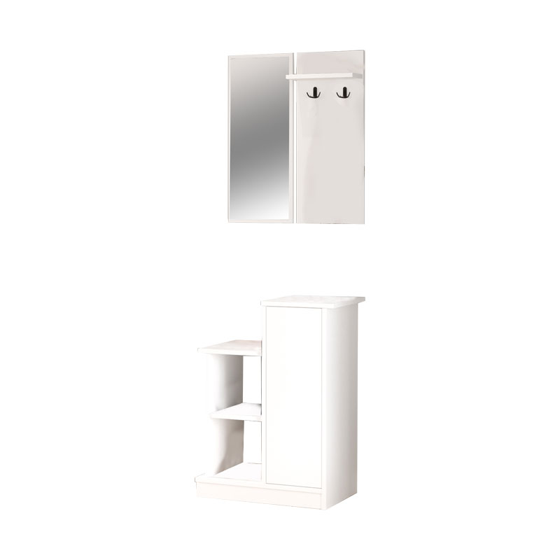 Έπιπλο εισόδου Wizbo pakoworld μελαμίνης λευκό 61x37x82.5εκ 176-000135 Έπιπλο εισόδου Wizbo pakoworld μελαμίνης λευκό 61x37x82.5εκ 176-000135