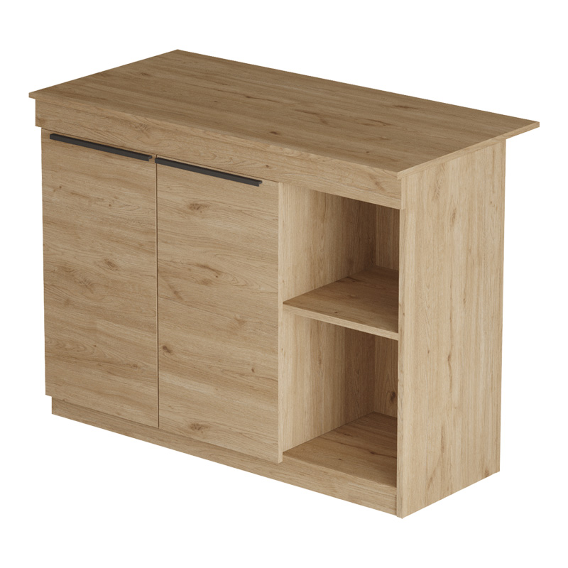 Intrahome Τραπέζι-πάγκος κουζίνας Kogile Intrahome σε φυσική απόχρωση 120x60x88.2εκ | SKU: INTRAPA-287111322