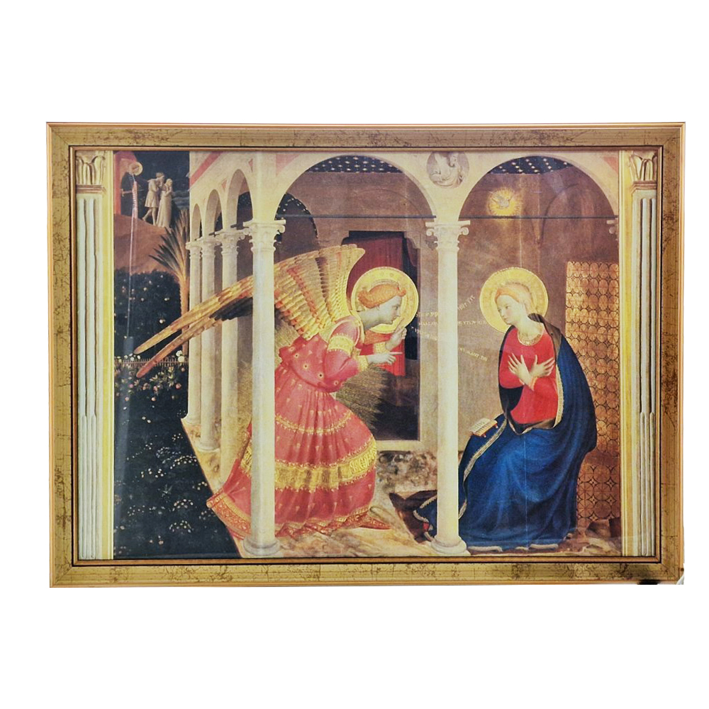 Artekko Κάδρο Αναπαράσταση Ευαγγελισμός της Θεοτόκου (76x56x2)cm Artekko 176-0595