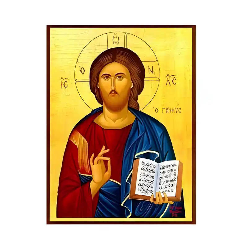 Εικόνα Ορθοδοξίας με περίγραμμα χρυσό σε ξύλο Φλαμουρίας  με  βάση Εικόνα Χριστός ο Γλυκύς Χειροποίητη Ελληνορθόδοξη , Κρεμαστή πλάκα βυζαντινής τέχνης, χριστιανική τέχνη Διάσταση 45x35 cm (17,7 x 13,8 ίντσες) INTRAEK-6294670740