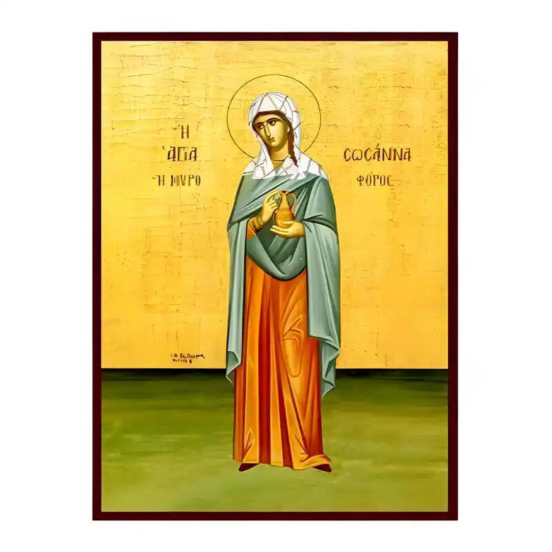 Εικόνα Ορθοδοξίας με περίγραμμα χρυσό σε ξύλο Φλαμουρίας  με  βάση Εικόνα Αγία Σωσάννα Χειροποίητη Ελληνορθόδοξη , Κρεμαστή πλάκα βυζαντινής τέχνης, χριστιανική τέχνη Διάσταση 45x35 cm (17,7 x 13,8 ίντσες) INTRAEK-6294670525