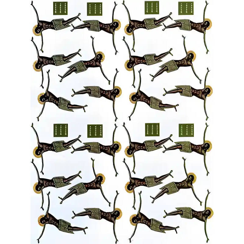 Σετ των 2 Εικόνα Ορθοδοξίας με περίγραμμα χρυσό σε ξύλο Φλαμουρίας  με  βάση Εικόνα ΣΩΜΑΤΑ ΕΣΤΑΥΡΩΜΕΝΟΥ (ΑΠΟ ΤΗΝ ΣΤΑΥΡΩΣΗ ΜΕΓΕΘΟΥΣ 10Χ14ΕΚ.) ΥΨΟΣ ΣΩΜΑΤΩΝ : 6ΕΚ. ΕΚΤΑΣΙΣ ΧΕΙΡΩΝ : 5.7ΕΚ. Χειροποίητη Ελληνορθόδοξη εικόνα του Ιησού Χριστού, Κρεμαστή πλάκα βυζ