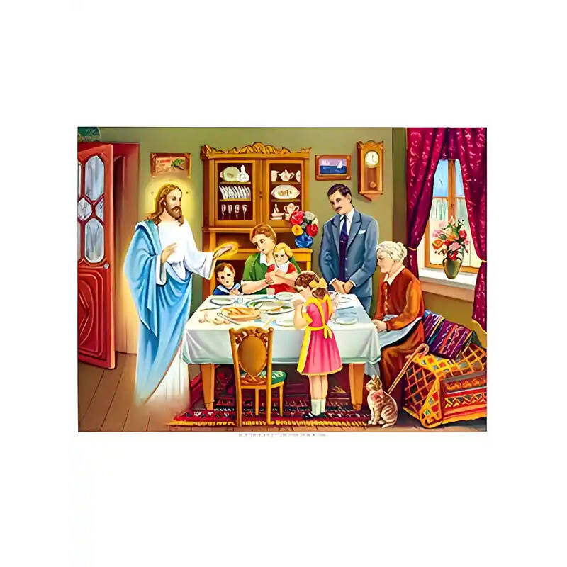 Σετ των 2 Εικόνα Ορθοδοξίας με περίγραμμα χρυσό σε ξύλο Φλαμουρίας  με  βάση Εικόνα ΧΡΙΣΤΟΣ ΕΥΛΟΓΩΝ ΤΗΝ ΟΙΚΟΓΕΝΕΙΑ Χειροποίητη Ελληνορθόδοξη εικόνα του Ιησού Χριστού, Κρεμαστή πλάκα βυζαντινής τέχνης, χριστιανική τέχνη Διάσταση 15x11 cm (5,9x4,3 ίντσες)