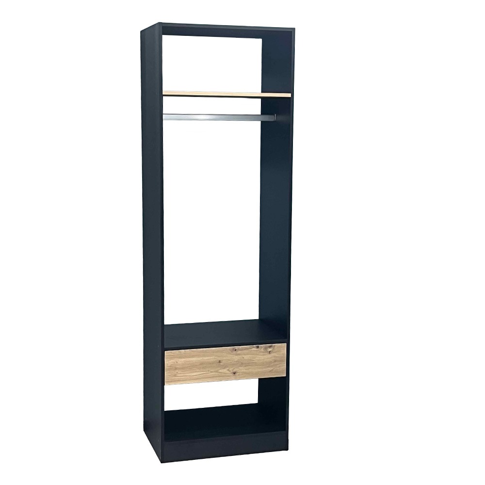 Liberta SYSTEM ΝΤΟΥΛΑΠΑ ΜΑΥΡΟ SONOMA 90x50xH180cm 90x50xH180cm 18-0026 Liberta SYSTEM ΝΤΟΥΛΑΠΑ ΜΑΥΡΟ SONOMA 90x50xH180cm 90x50xH180cm 18-0026