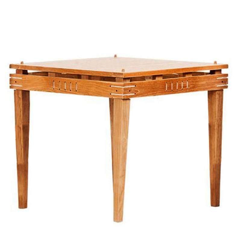 Artekko Teak Ξύλινο Τετράγωνο Τραπέζι Κουζίνας (80x80x75) Artekko 183-5008