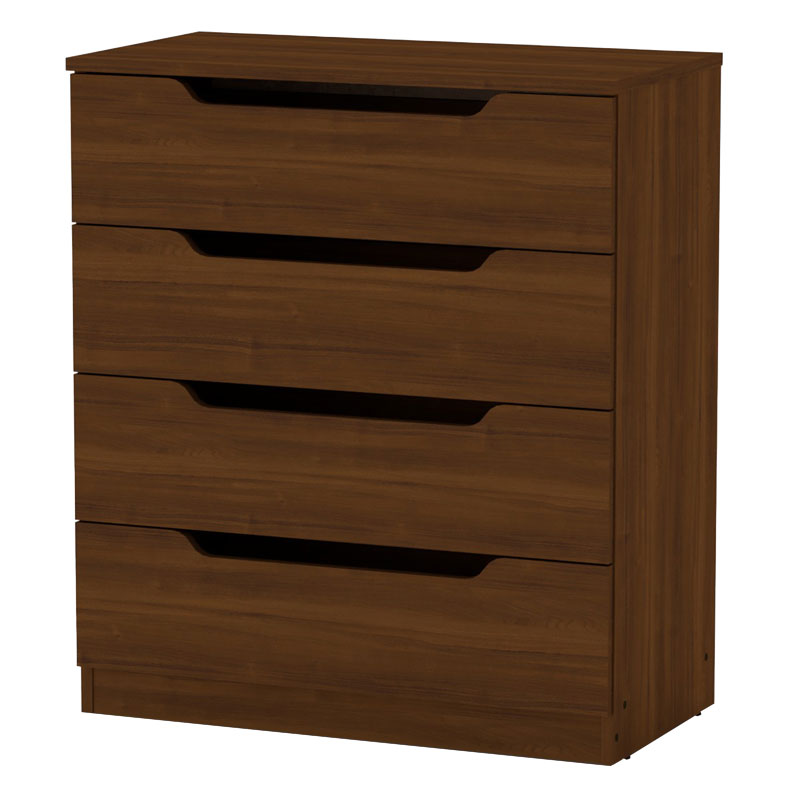 Συρταριέρα Azenor pakoworld 4ων συρταριών καρυδί 72x38x83εκ 184-000050 Συρταριέρα Azenor pakoworld 4ων συρταριών καρυδί 72x38x83εκ 184-000050