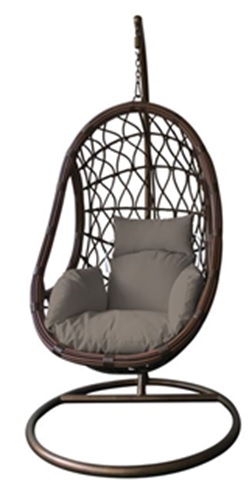 ΚΡΕΜΑΣΤΗ ΠΟΛΥΘΡΟΝΑ  ΜΕ ΡΕ RATTAN ΚΑΦΕ ΔΥΟ ΤΟΝΩΝ ME ΒΑΣΗ ΚΑΙ ΙΣΤΟ ΜΕΤΑΛΛΙΚΟ ΣΕ ΜΑΥΡΟ ΧΡΩΜΑ velco-184-6140