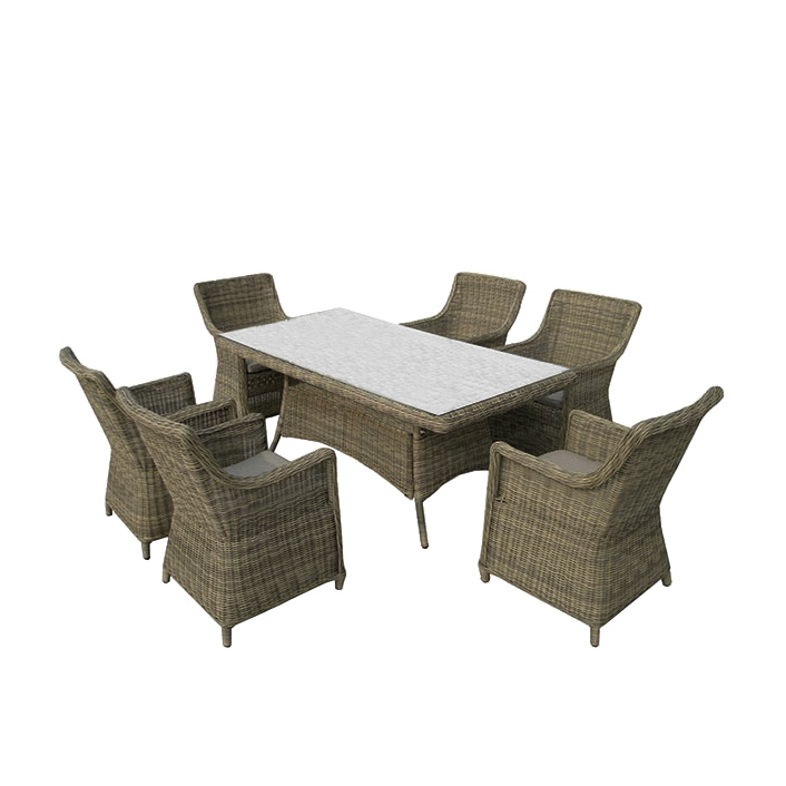 Bluimis ΣΕΤ ΤΡΑΠΕΖΑΡΙΑ ΚΗΠΟΥ WICKER – RATTAN SANTA 5121 G + 5122 G BL-200-01-002 Bluimis ΣΕΤ ΤΡΑΠΕΖΑΡΙΑ ΚΗΠΟΥ WICKER – RATTAN SANTA 5121 G + 5122 G BL-200-01-002