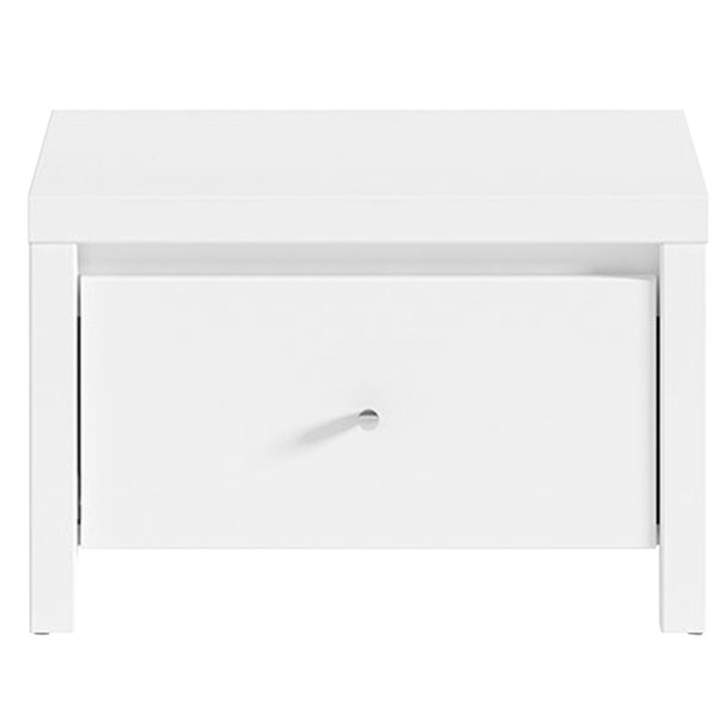 Κομοδίνο Fansi pakoworld λευκό 51×40.5×33.5εκ 195-000019 Κομοδίνο Fansi pakoworld λευκό 51×40.5×33.5εκ 195-000019
