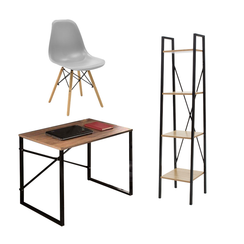 Intrahome Φοιτητικό πακέτο επίπλων γραφείου ATLASALEXA-PYRENEESINA-EVERESTA Intrahome σετ 3 τμχ | SKU: INTRAPA-311111606