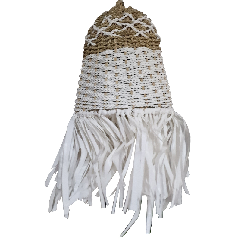 Artekko Cloars Ψάθινο Φωτιστικό Οροφής E27 (30x30x30)cm Artekko 201-0434