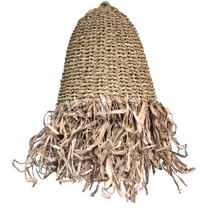 Artekko Cloars Ψάθινο Φωτιστικό Οροφής E27 (30x30x30)cm Artekko 201-0435