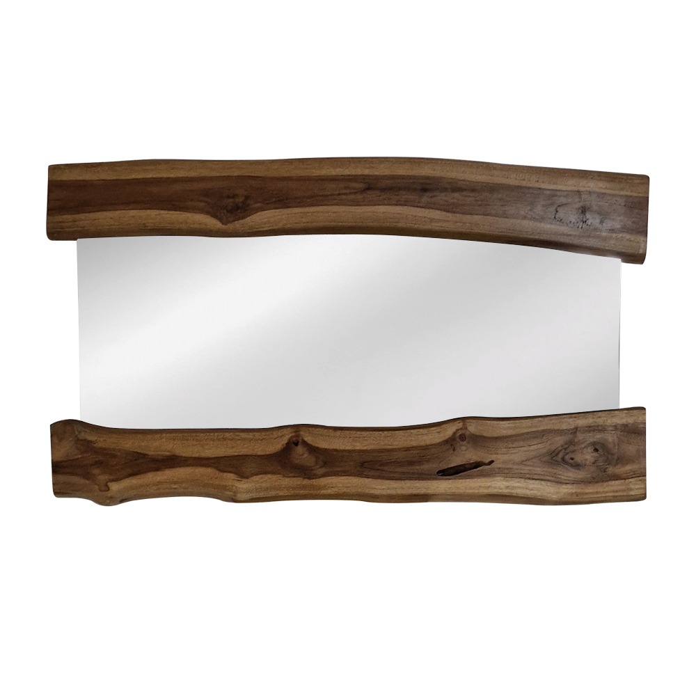 Artekko Munggur Ξύλινος Καθρέπτης Τοίχου σε Φυσική Απόχρωση (121x70x2.5)cm Artekko 201-0479