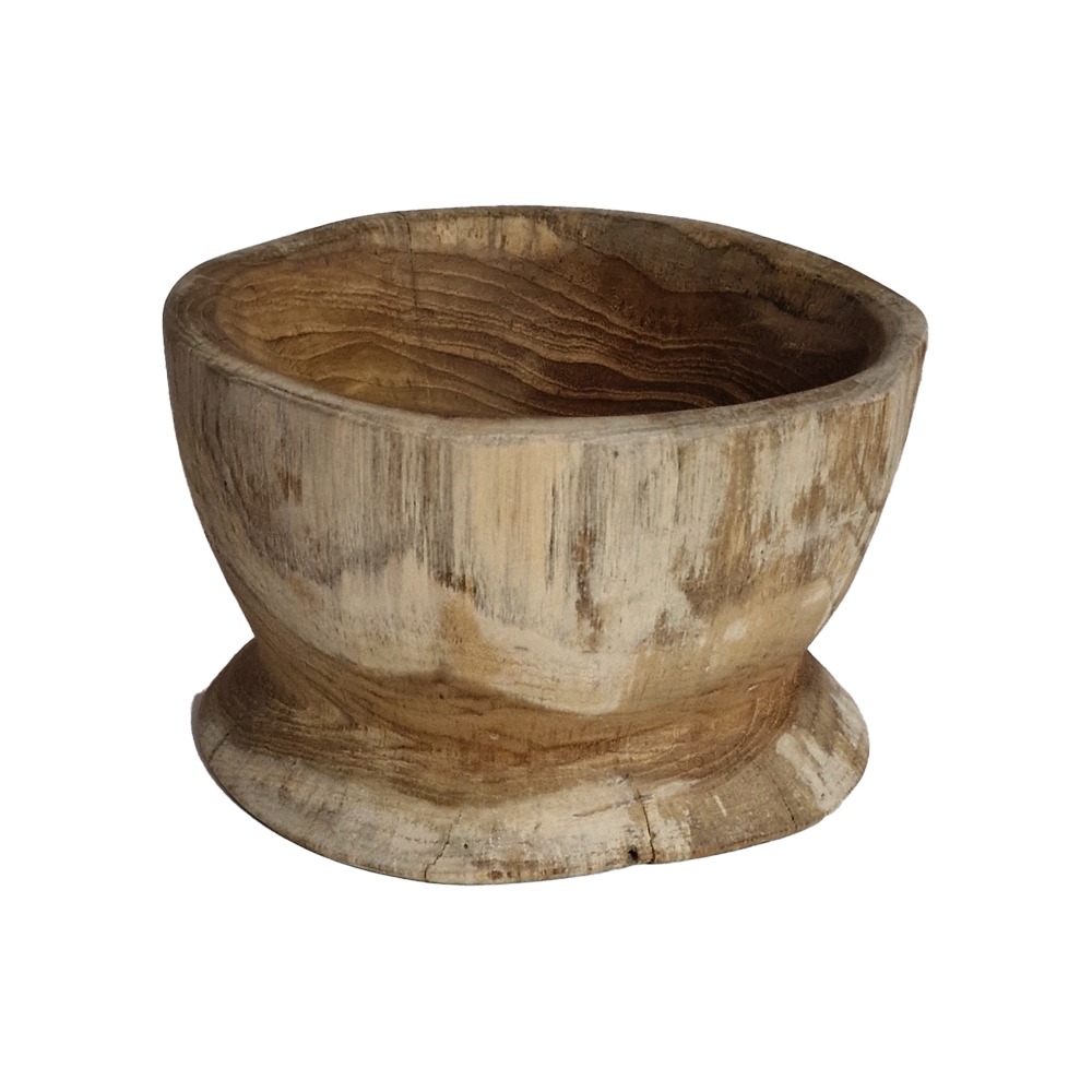 Artekko Woody Ξύλινο Διακοσμητικό Μπολ σε Φυσική Απόχρωση (25x25x13)cm Artekko 201-0482