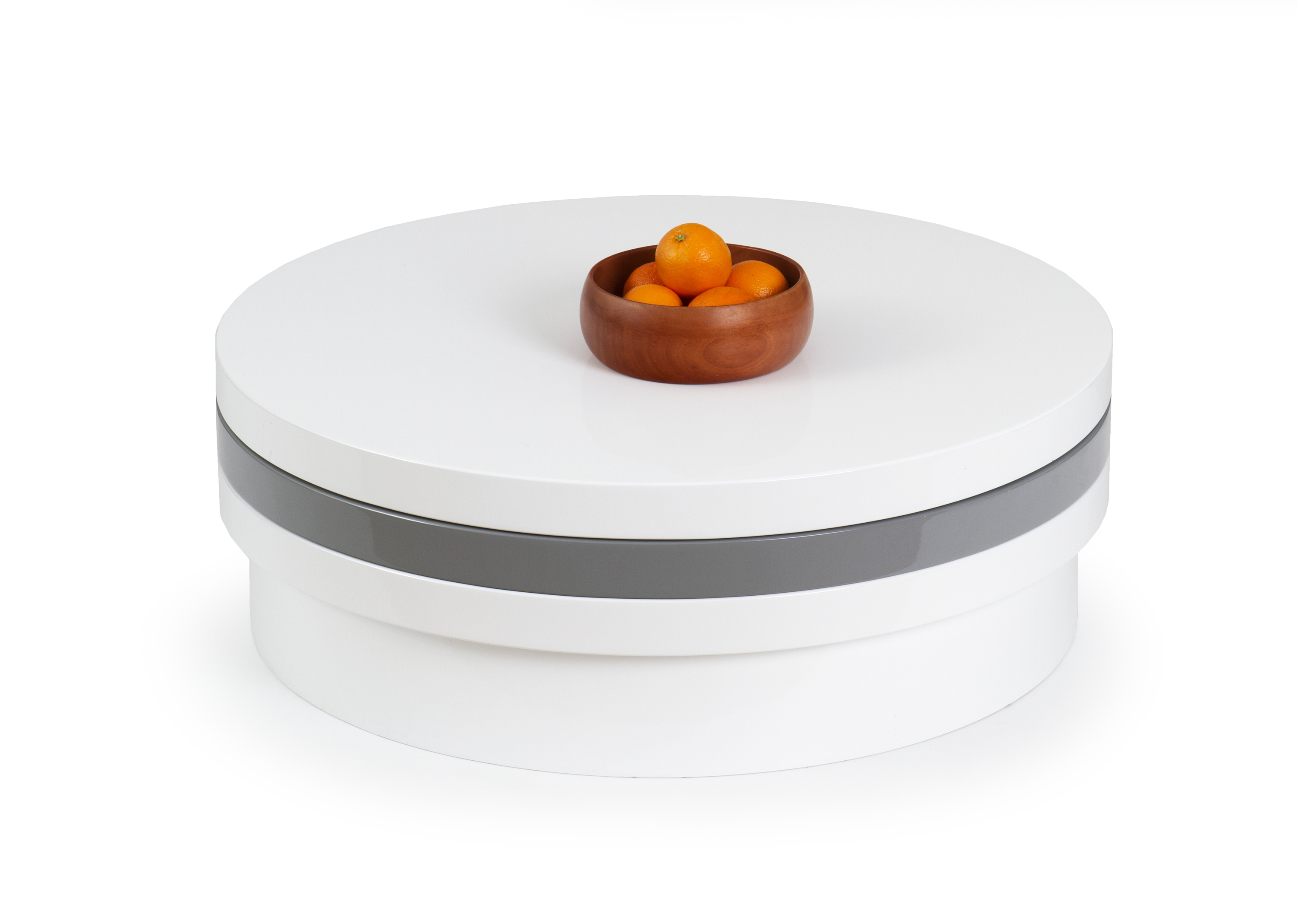 MICHELLE coffee table color: white/grey DIOMMI V-CH-MICHELLE-LAW-BIAŁO-SZARA DIOMMI-60-21532