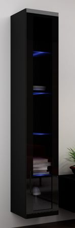 glazed cabinet VIGO WITR. SZKŁO 180 black/black DIOMMI CAMA-VIGO-WITRYNA-SZKŁO-CZARNY/CZARN POŁ DIOMMI-60-20185 glazed cabinet VIGO WITR. SZKŁO 180 black/black DIOMMI CAMA-VIGO-WITRYNA-SZKŁO-CZARNY/CZARN POŁ DIOMMI-60-20185