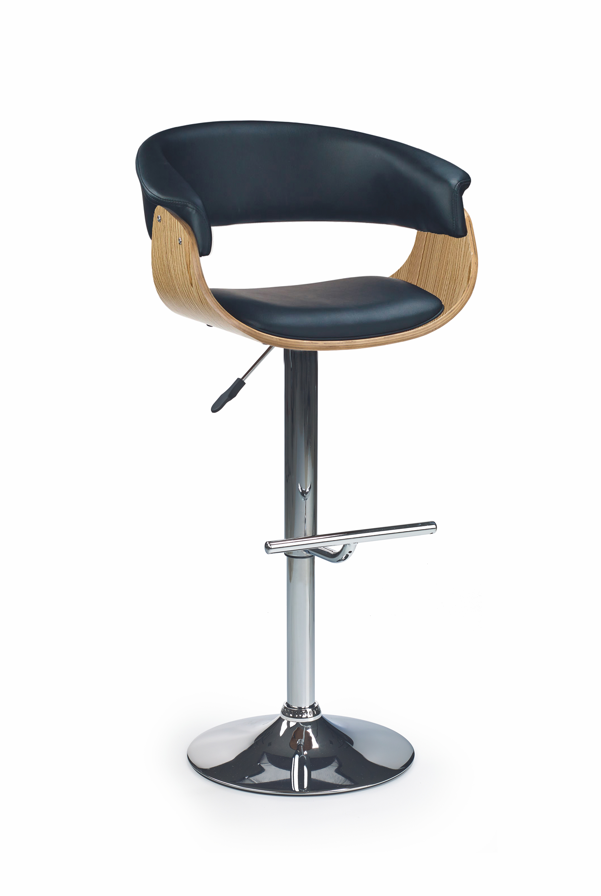 H45 bar stool color: light oak/black DIOMMI V-CH-H/45-J.DĄB-CZARNY DIOMMI-60-20813 H45 bar stool color: light oak/black DIOMMI V-CH-H/45-J.DĄB-CZARNY DIOMMI-60-20813