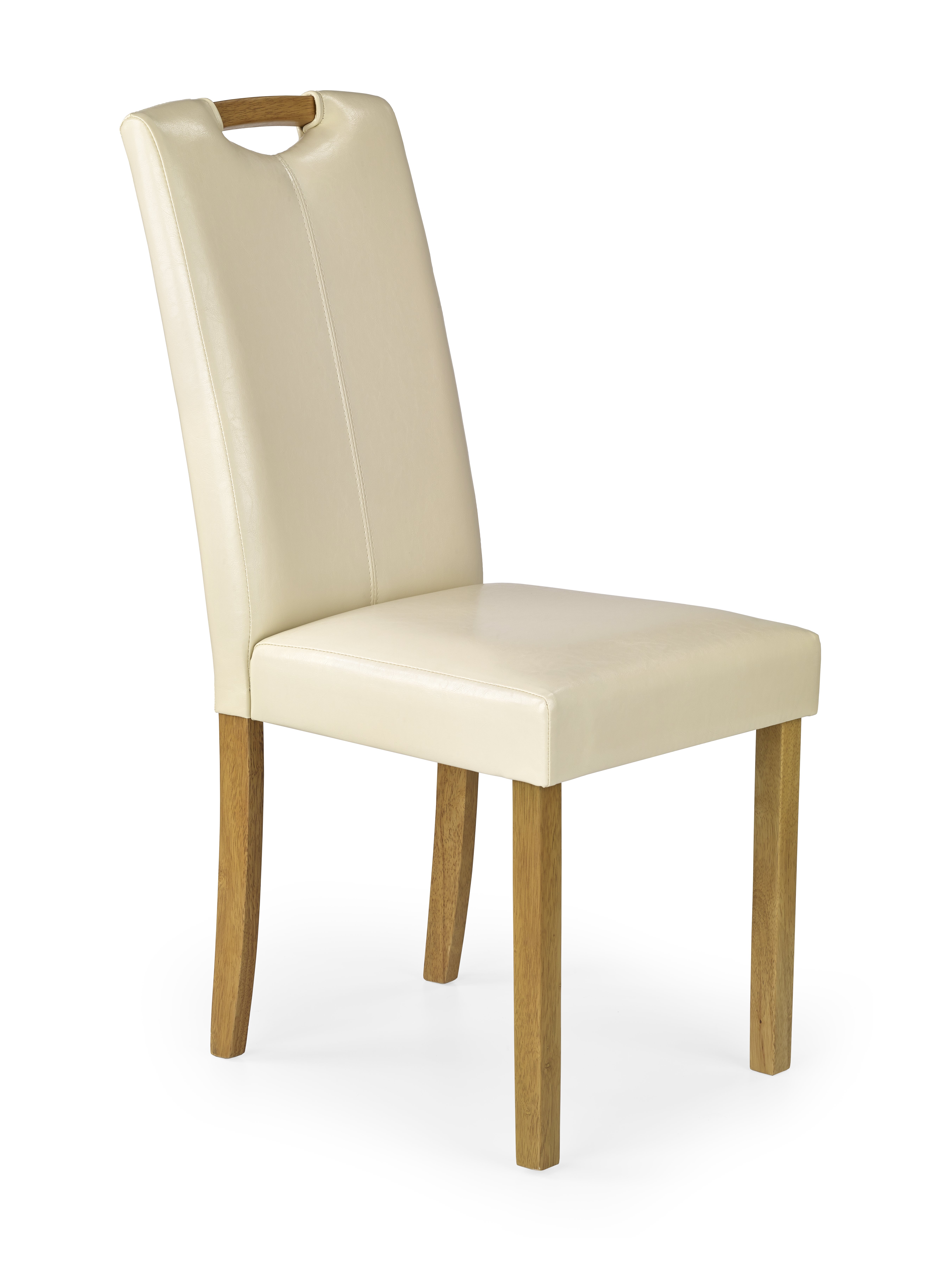 CARO chair, color: beech / cream DIOMMI V-CH-CARO-KR-KREMOWY DIOMMI-60-20488 CARO chair, color: beech / cream DIOMMI V-CH-CARO-KR-KREMOWY DIOMMI-60-20488