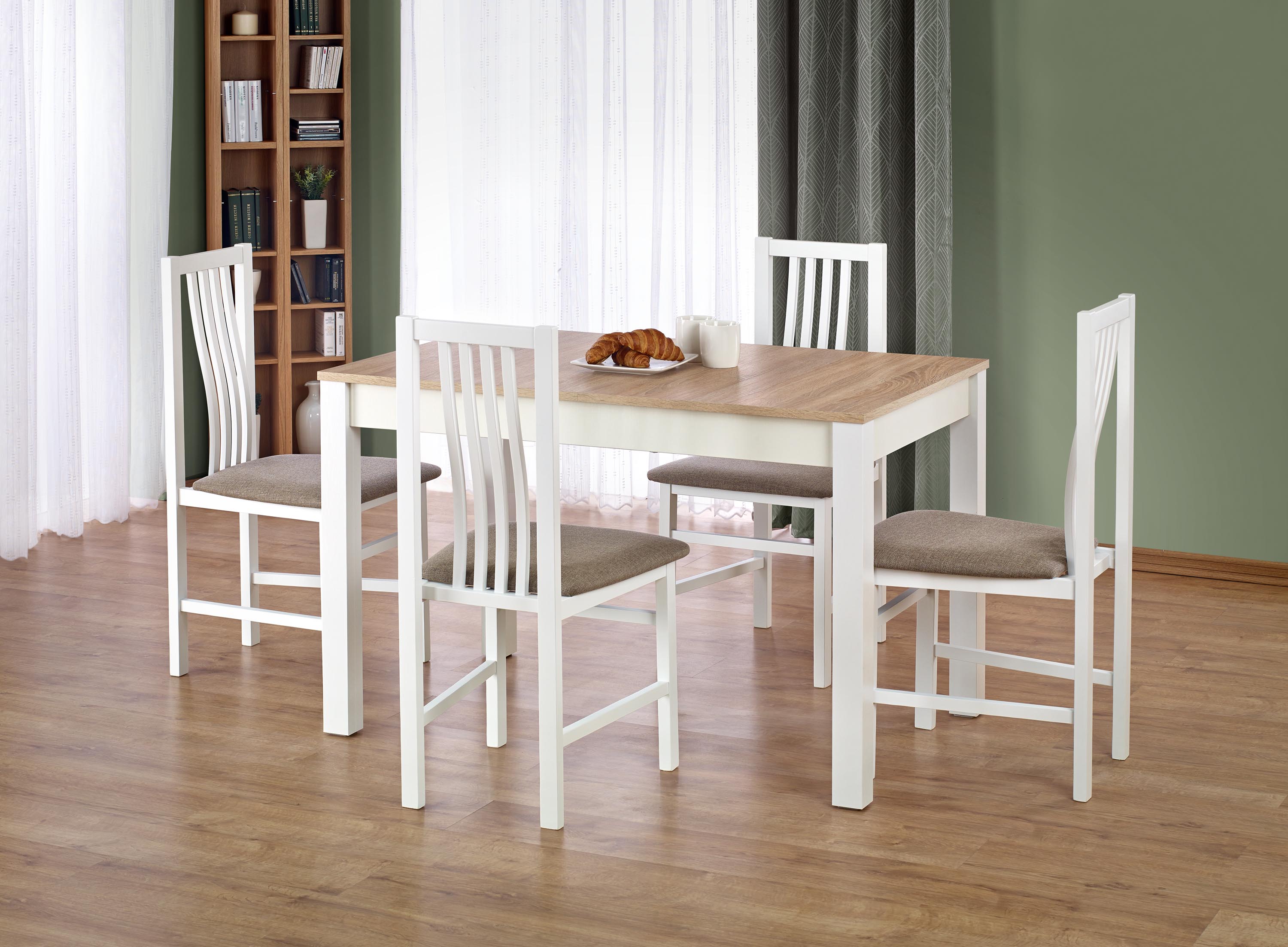 KSAWERY table color: sonoma oak / white DIOMMI V-PL-KSAWERY-ST-SONOMA/BIAŁY DIOMMI-60-22251 KSAWERY table color: sonoma oak / white DIOMMI V-PL-KSAWERY-ST-SONOMA/BIAŁY DIOMMI-60-22251