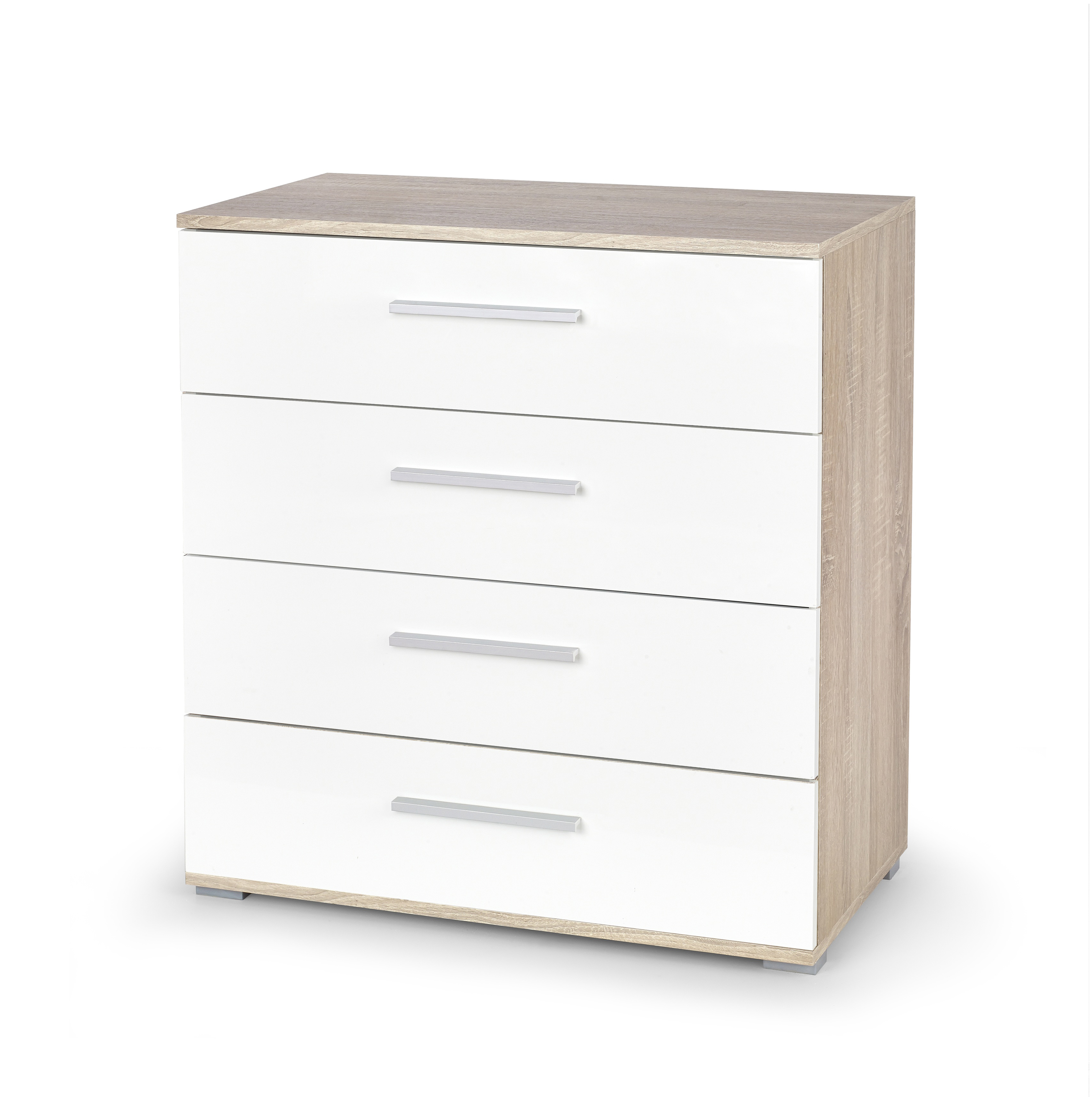 LIMA KM-3 chest, color: sonoma oak / white DIOMMI V-PL-LIMA-KM3-BIAŁY/SONOMA DIOMMI-60-22282