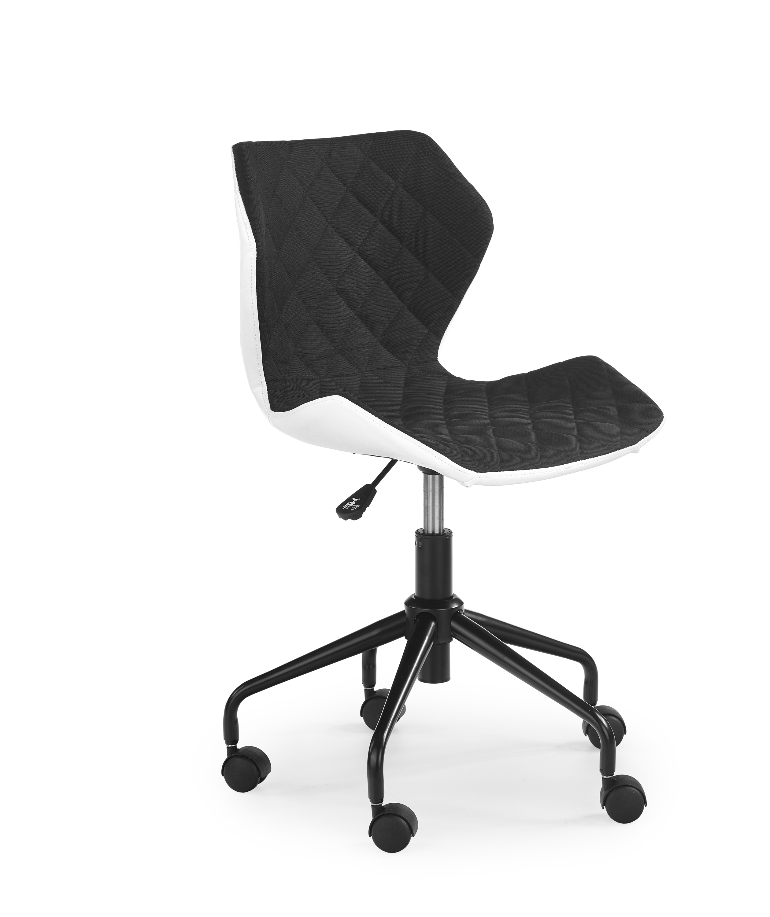 MATRIX children chair, color: white / black DIOMMI V-CH-MATRIX-FOT-CZARNY DIOMMI-60-21496 MATRIX children chair, color: white / black DIOMMI V-CH-MATRIX-FOT-CZARNY DIOMMI-60-21496