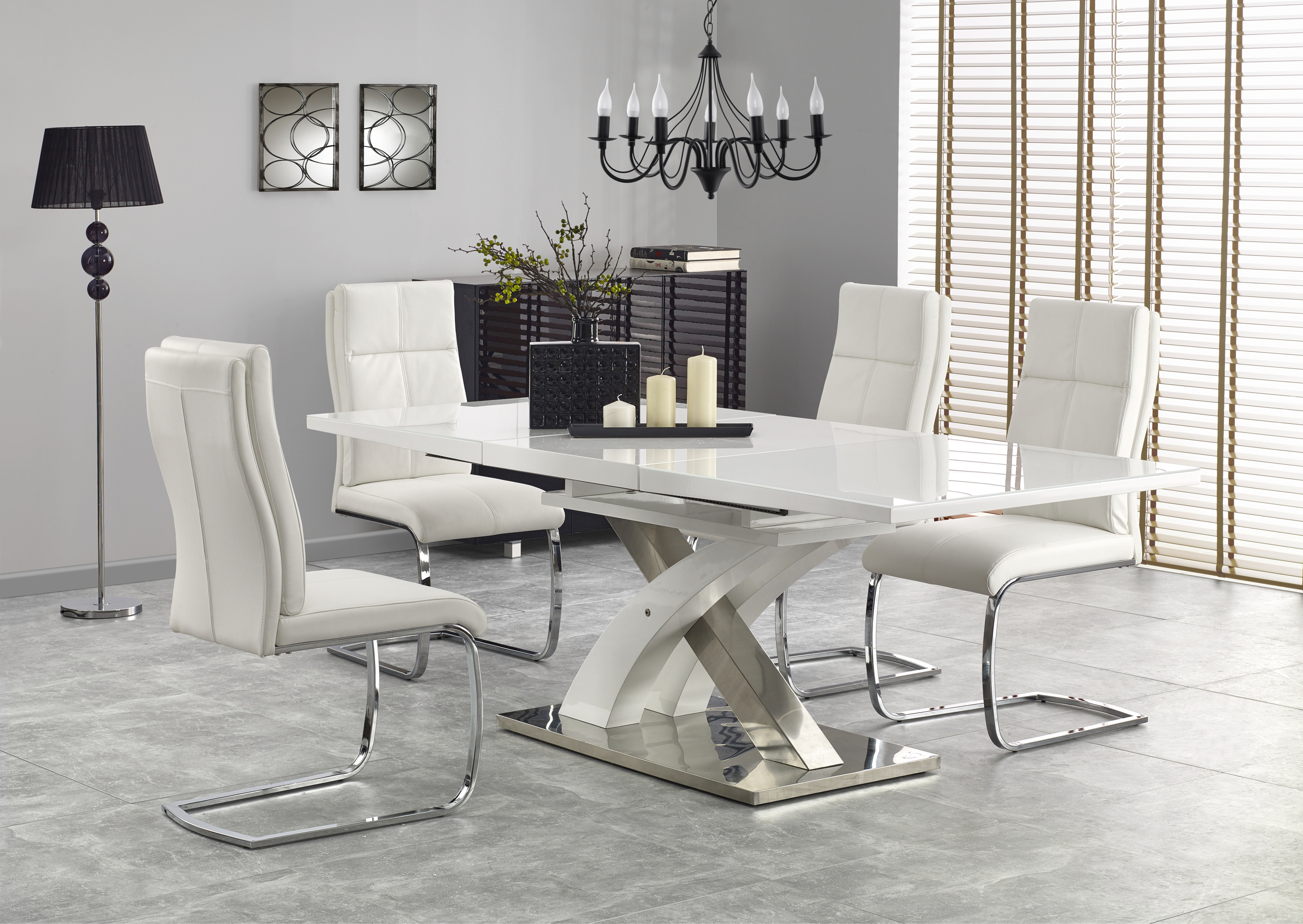 SANDOR 2 table, color: extra white DIOMMI V-CH-SANDOR_2-ST-BIAŁY DIOMMI-60-21777