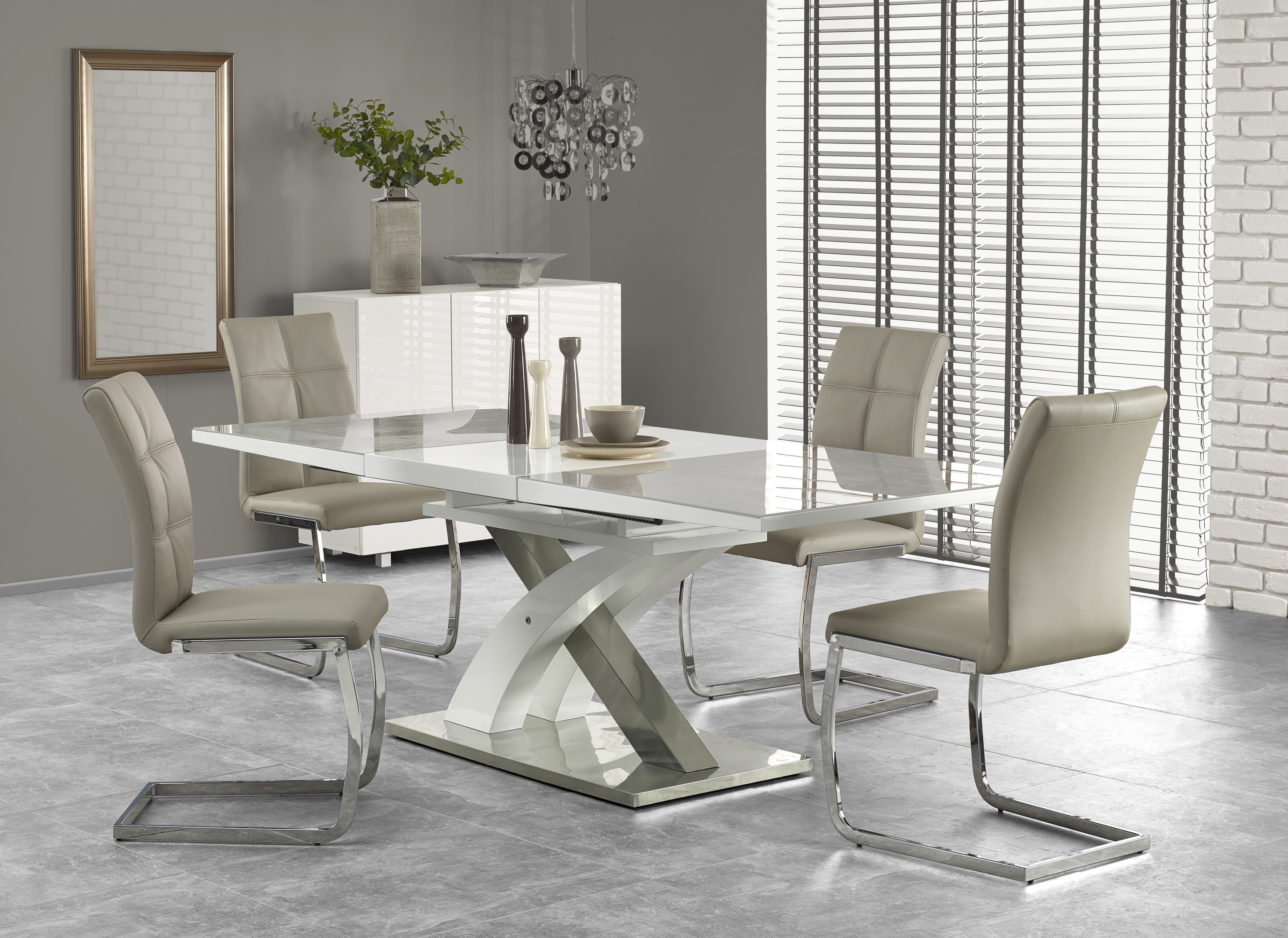 SANDOR 2 table, color: grey DIOMMI V-CH-SANDOR_2-ST-POPIEL DIOMMI-60-21779 SANDOR 2 table, color: grey DIOMMI V-CH-SANDOR_2-ST-POPIEL DIOMMI-60-21779