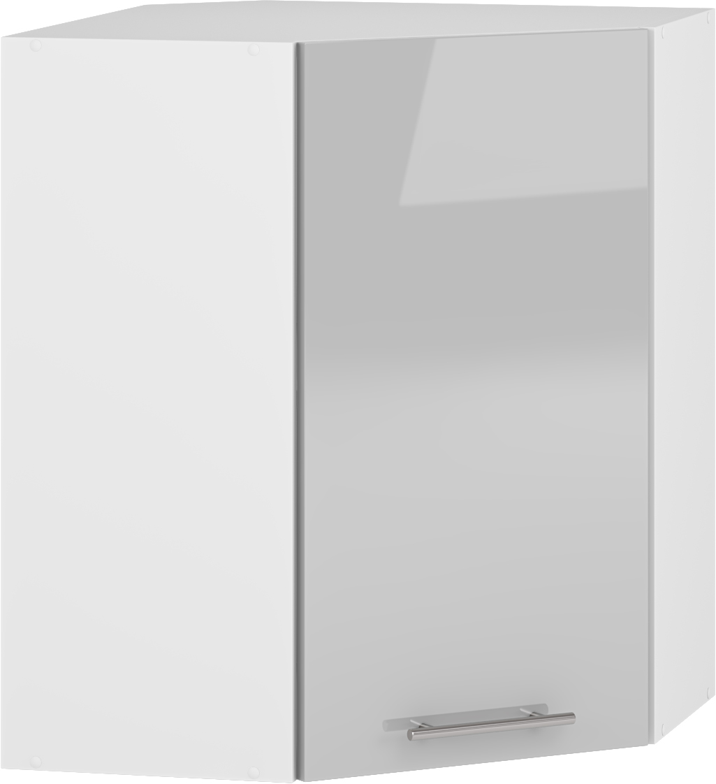 VENTO GN-60/72 corner top cabinet, color: white / light grey DIOMMI V-UA-VENTO-GN-60/72-J.POPIEL DIOMMI-60-22930 VENTO GN-60/72 corner top cabinet, color: white / light grey DIOMMI V-UA-VENTO-GN-60/72-J.POPIEL DIOMMI-60-22930