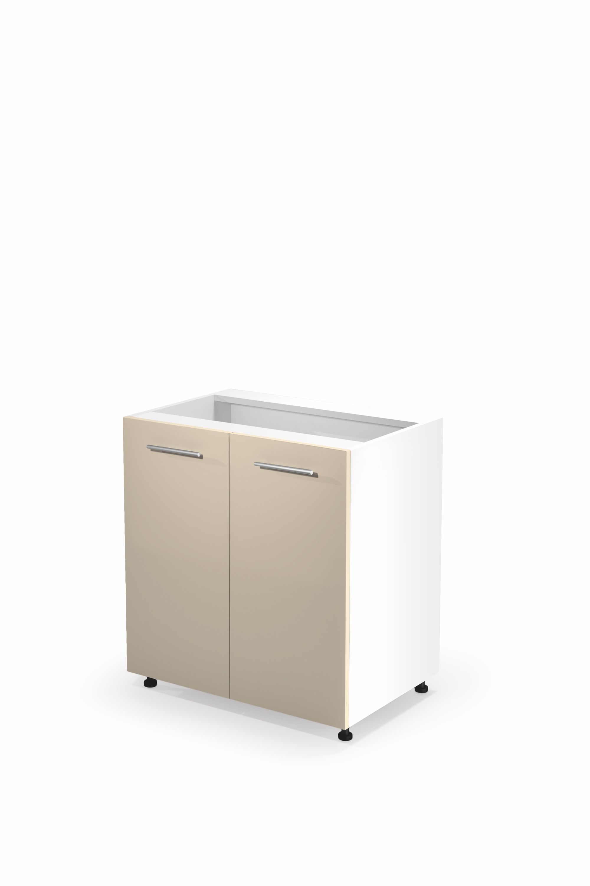 VENTO D-80/82 lower cabinet, color: white / beige DIOMMI V-UA-VENTO-D-80/82-BEŻOWY DIOMMI-60-22821