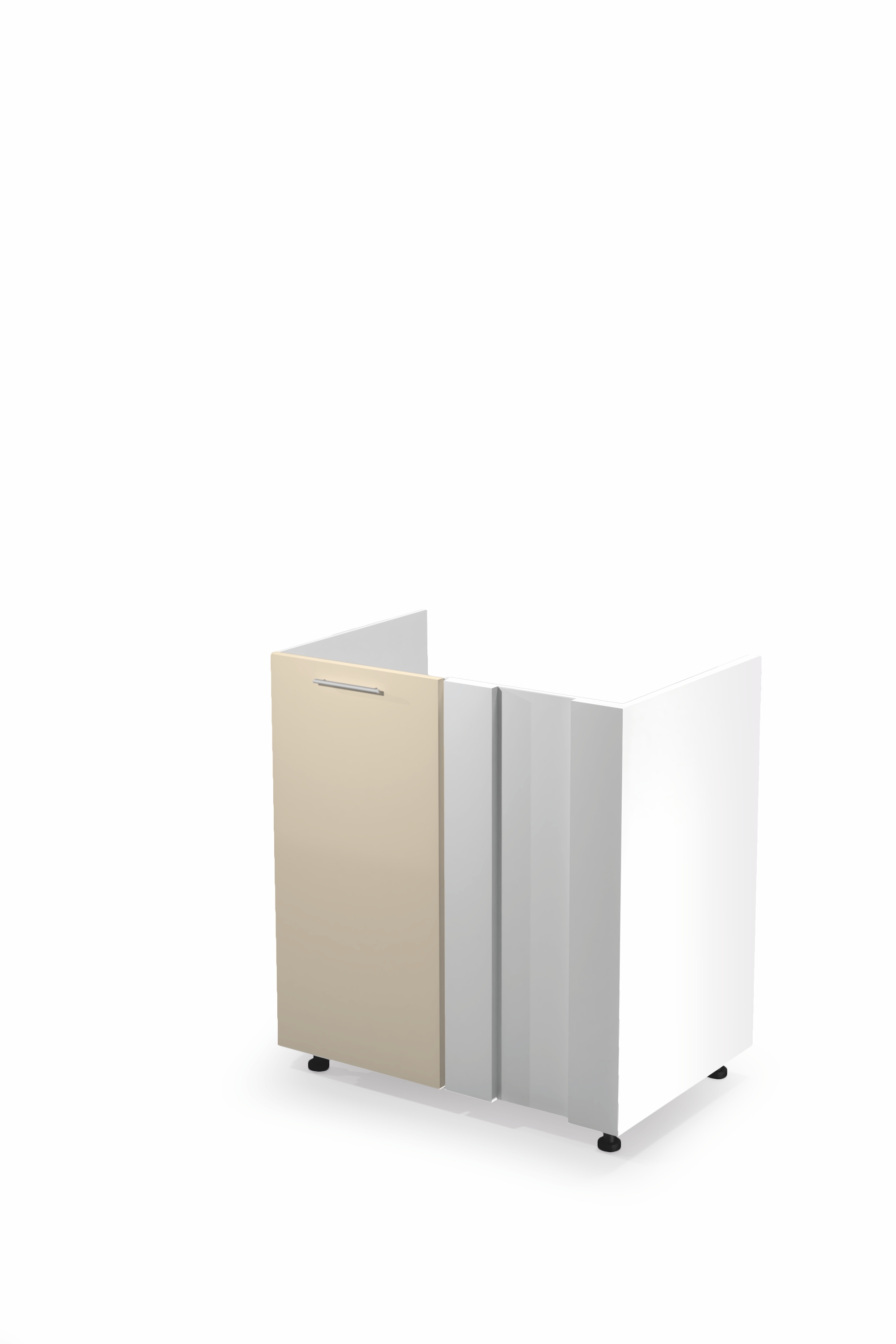 VENTO DK-80/82 corner sink cabinet, color: white / beige DIOMMI V-UA-VENTO-DKN-100/82-BEŻOWY DIOMMI-60-22836