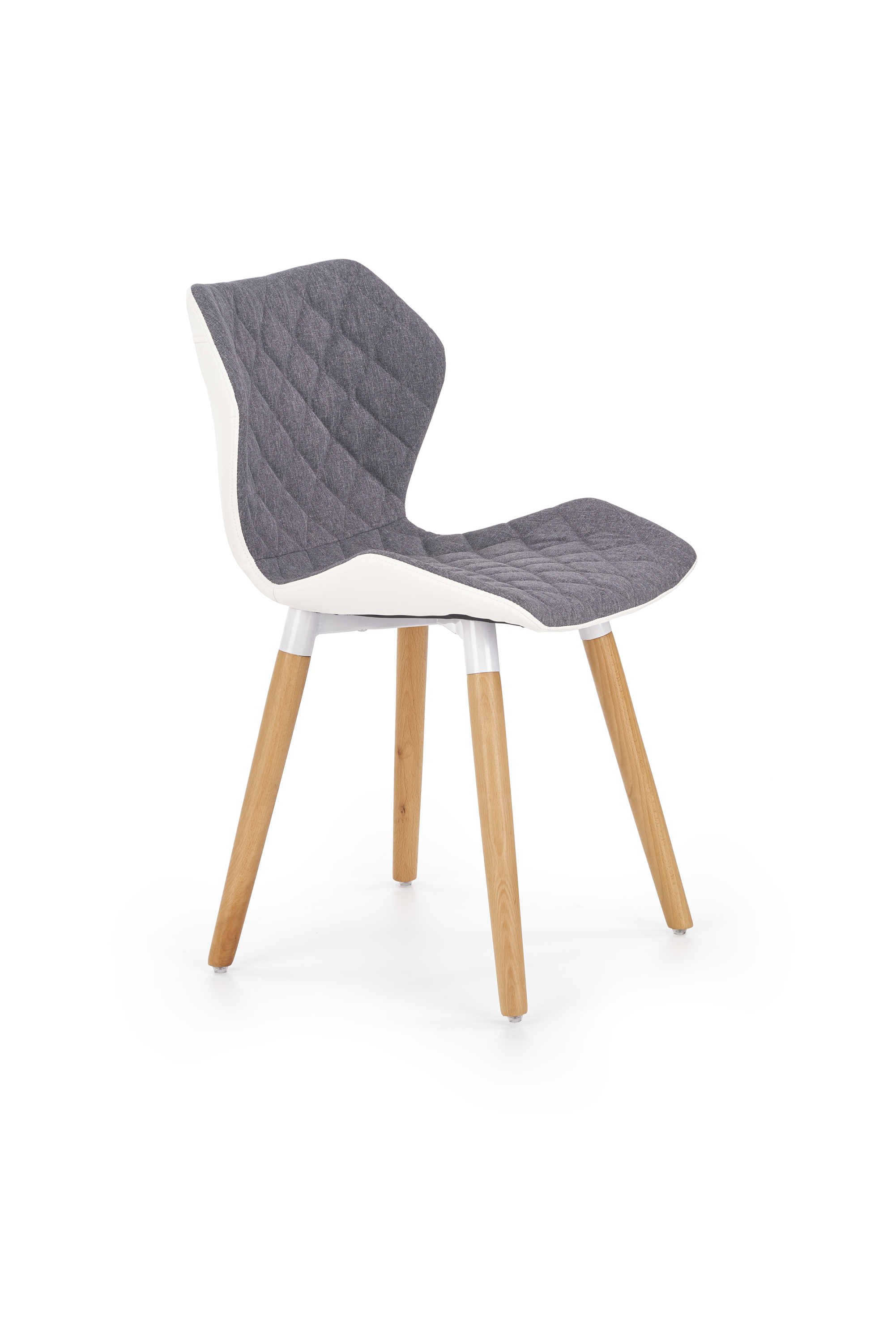 K277 chair, color: grey / white DIOMMI V-CH-K/277-KR-POPIEL DIOMMI-60-20983 K277 chair, color: grey / white DIOMMI V-CH-K/277-KR-POPIEL DIOMMI-60-20983