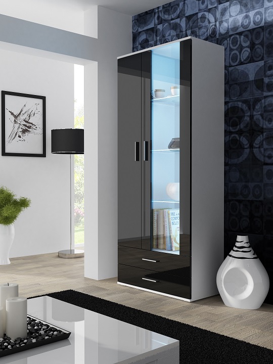 SOHO S6 white/black DIOMMI CAMA-SOHO-WITRYNA-S6(2D2S)-BI/CZ DIOMMI-60-19997 SOHO S6 white/black DIOMMI CAMA-SOHO-WITRYNA-S6(2D2S)-BI/CZ DIOMMI-60-19997