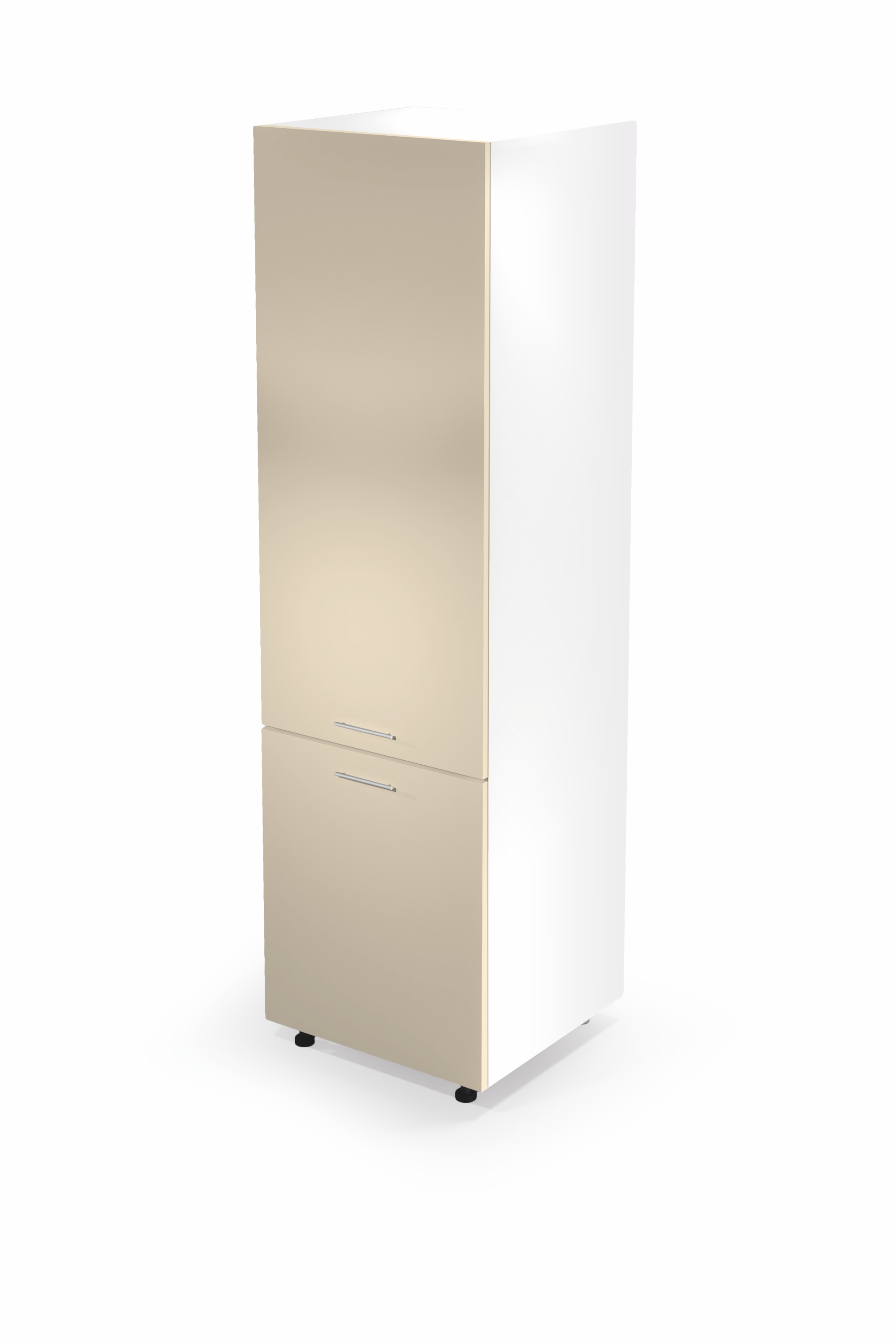 VENTO DL-60/214 high cargo cabinet, color: white / beige DIOMMI V-UA-VENTO-DL-60/214-BEŻOWY DIOMMI-60-22841