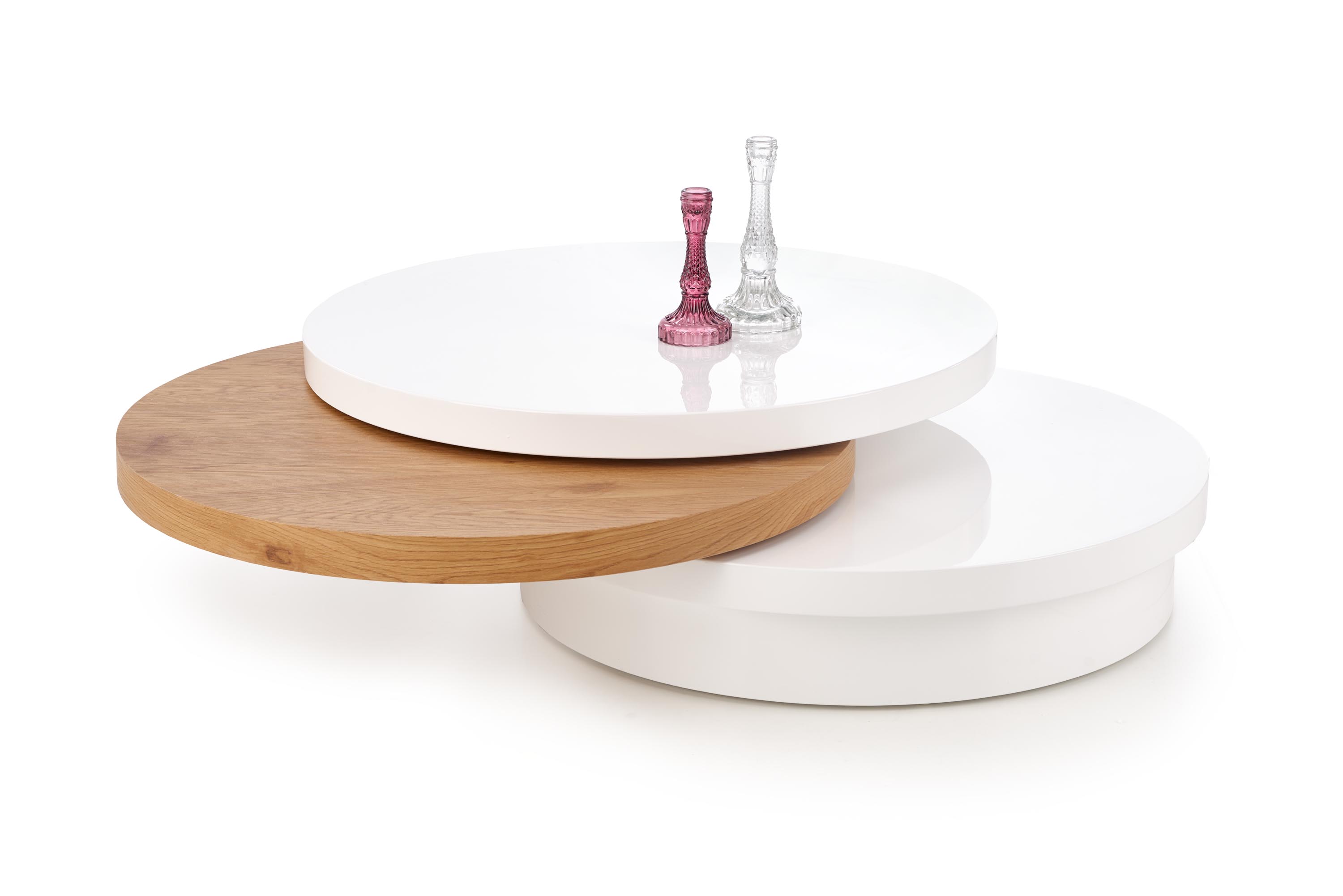 MICHELLE c. table, color: white / golden oak DIOMMI V-CH-MICHELLE-LAW-DĄB_ZŁOTY DIOMMI-60-21533 MICHELLE c. table, color: white / golden oak DIOMMI V-CH-MICHELLE-LAW-DĄB_ZŁOTY DIOMMI-60-21533