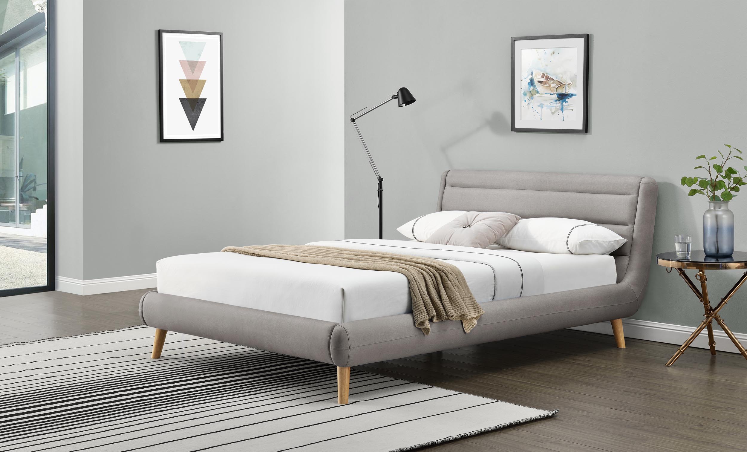 ELANDA 140 bed, color: light grey DIOMMI V-CH-ELANDA_140-LOZ-J.POPIEL DIOMMI-60-20624 ELANDA 140 bed, color: light grey DIOMMI V-CH-ELANDA_140-LOZ-J.POPIEL DIOMMI-60-20624