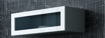 Glazed cabinet VIGO WITR 90 grey/white DIOMMI CAMA-VIGO-WITRYNA-90-SZKŁO-SZ/BI DIOMMI-60-20159