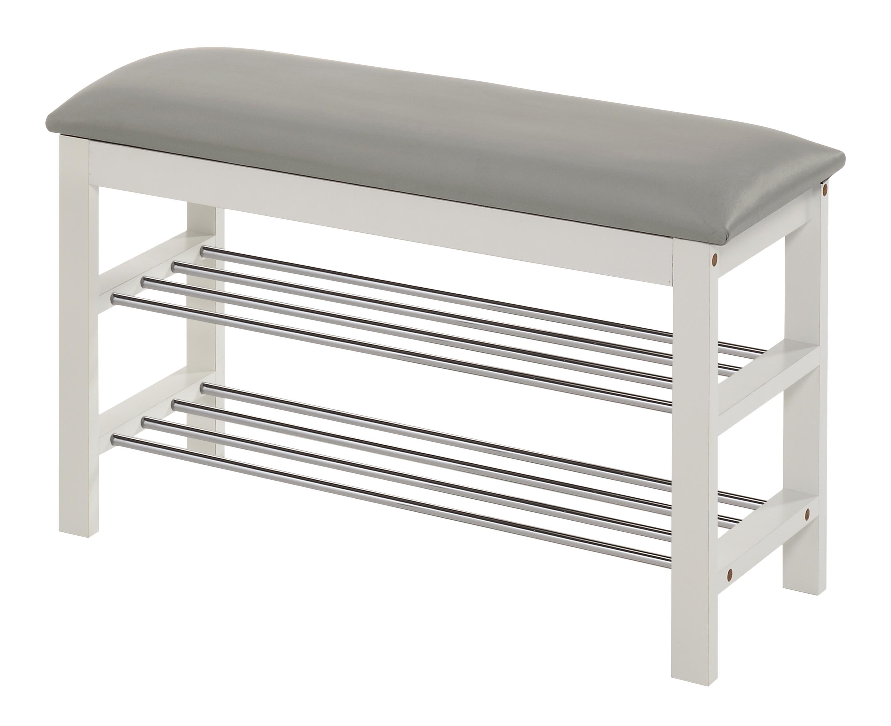 ST11 shoe rack, color: white DIOMMI V-CH-ST_11-STOJAK-BIAŁY DIOMMI-60-21837