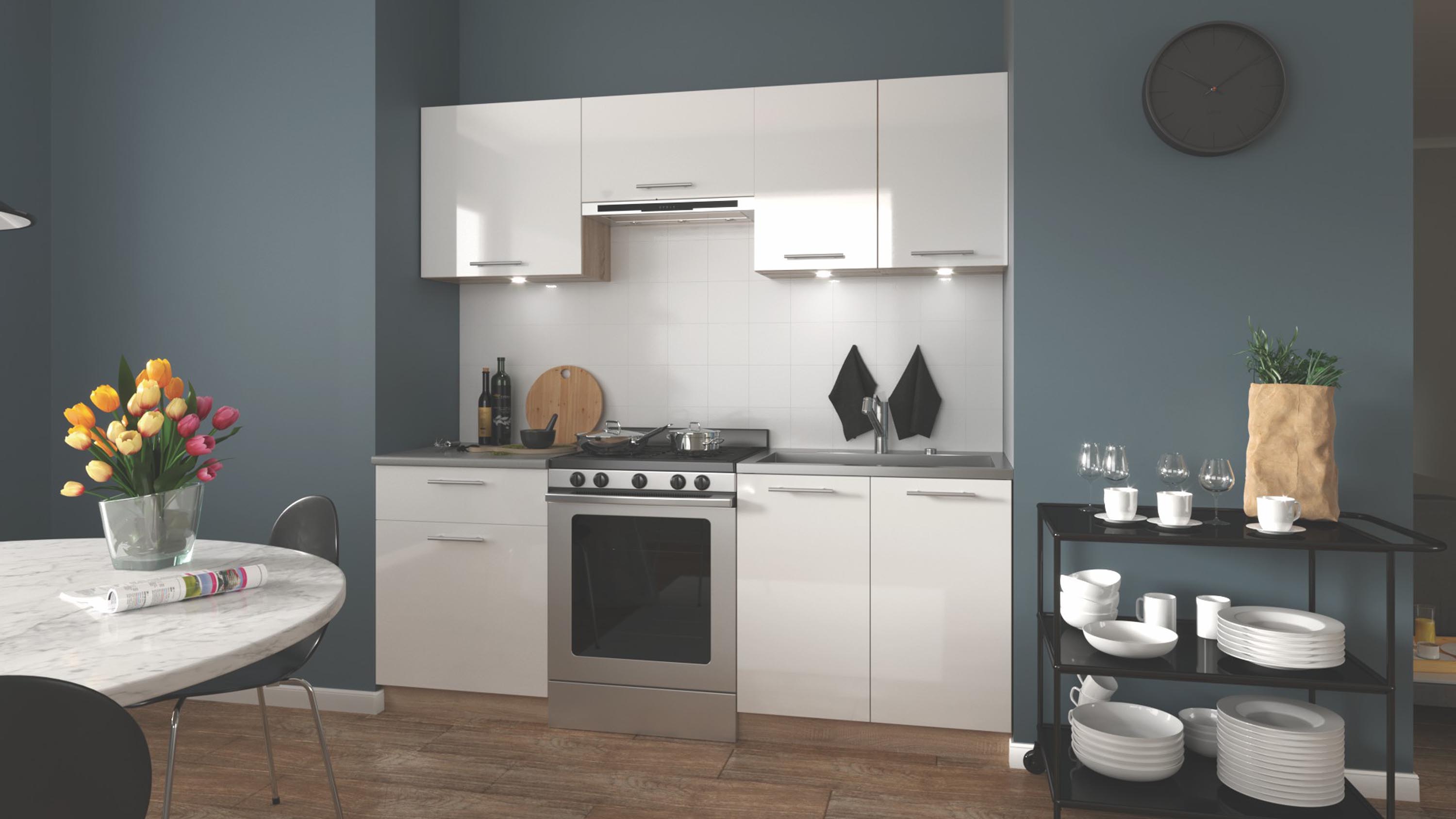 MARIJA 200 kitchen set DIOMMI V-UA-MARIJA_200-SONOMA/BIAŁY POŁYSK DIOMMI-60-22768 MARIJA 200 kitchen set DIOMMI V-UA-MARIJA_200-SONOMA/BIAŁY POŁYSK DIOMMI-60-22768