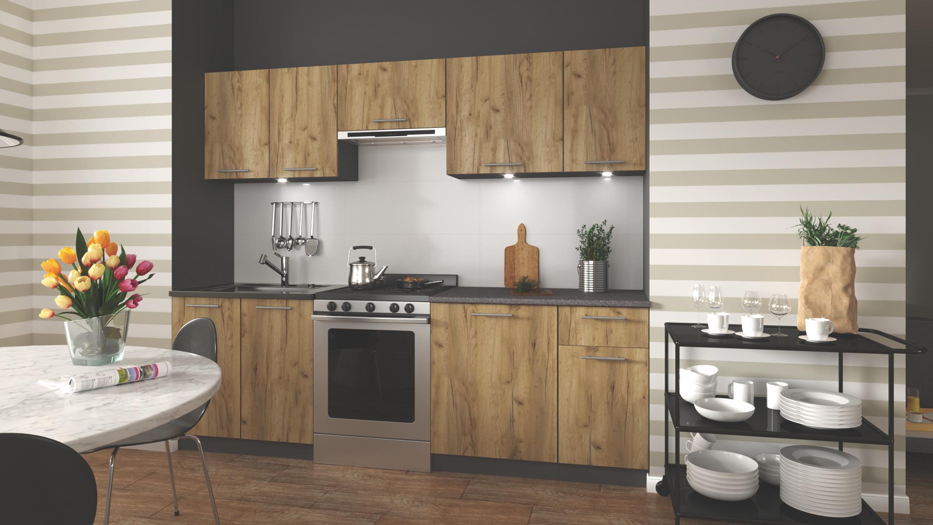 DARIA 240 kitchen set DIOMMI V-UA-DARIA_240-ANTRACYT/D.CRAFT DIOMMI-60-22756 DARIA 240 kitchen set DIOMMI V-UA-DARIA_240-ANTRACYT/D.CRAFT DIOMMI-60-22756