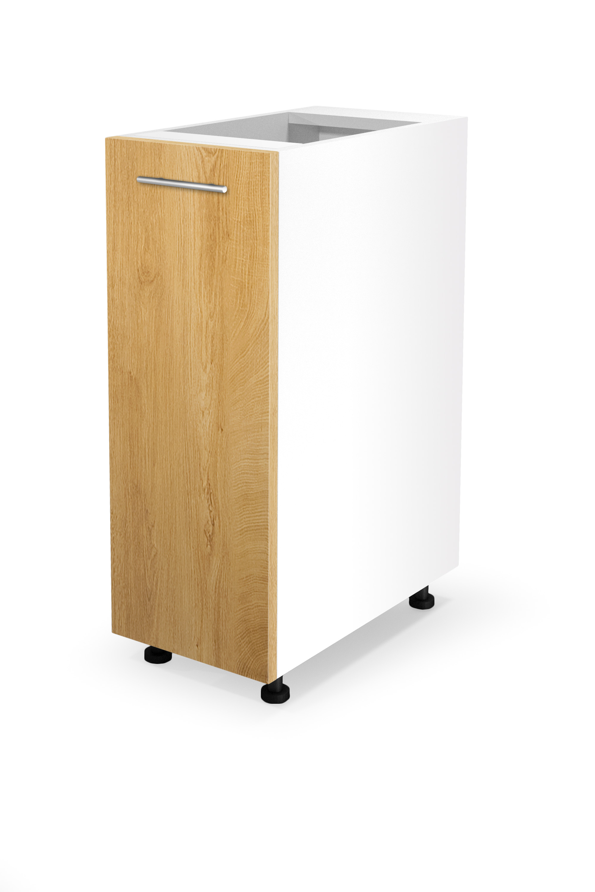 VENTO D-30/82 lower cabinet, color: white / honey oak DIOMMI V-UA-VENTO-D-30/82-D.MIODOWY DIOMMI-60-22789