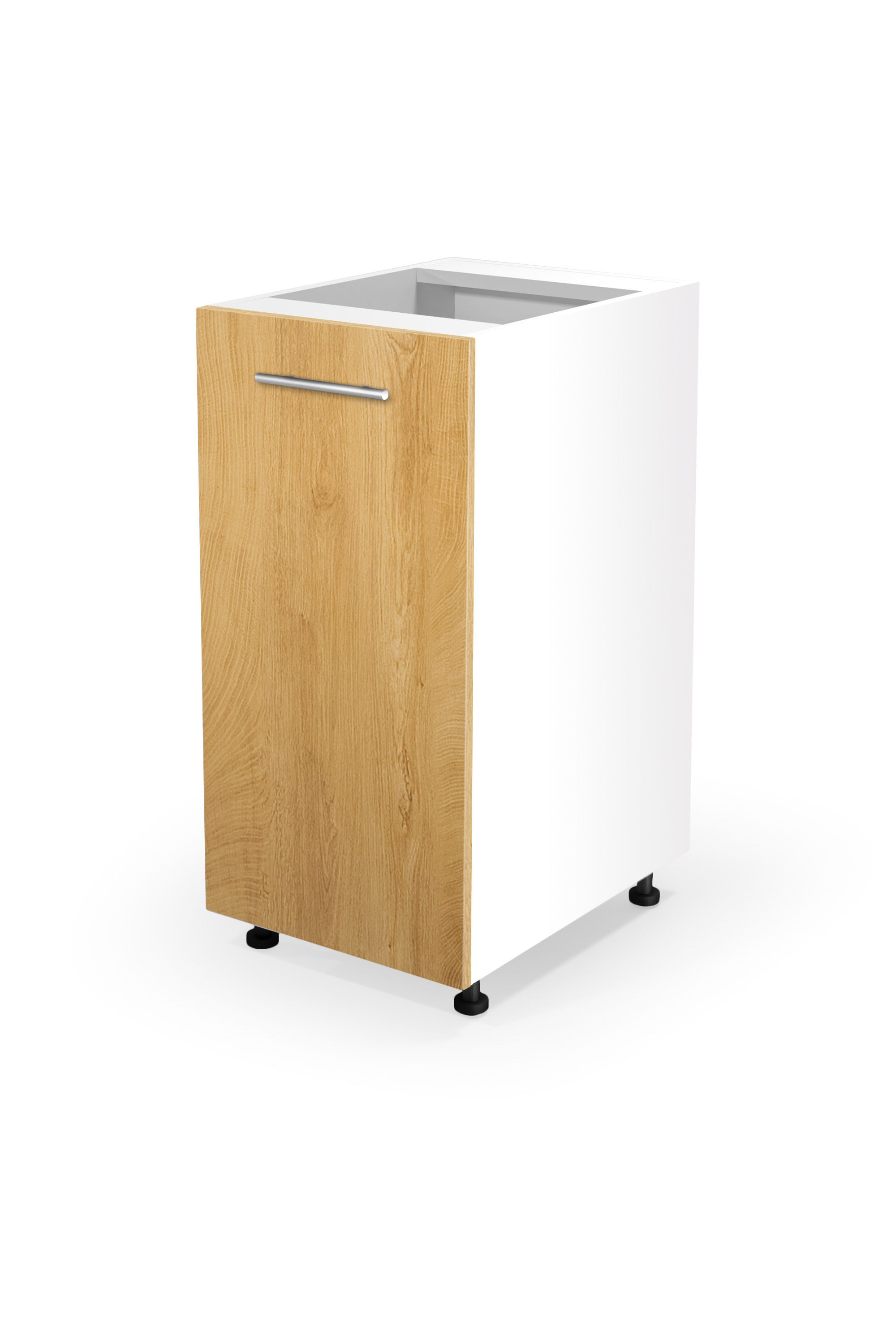 VENTO D-40/82 lower cabinet, color: white / honey oak DIOMMI V-UA-VENTO-D-40/82-D.MIODOWY DIOMMI-60-22813 VENTO D-40/82 lower cabinet, color: white / honey oak DIOMMI V-UA-VENTO-D-40/82-D.MIODOWY DIOMMI-60-22813