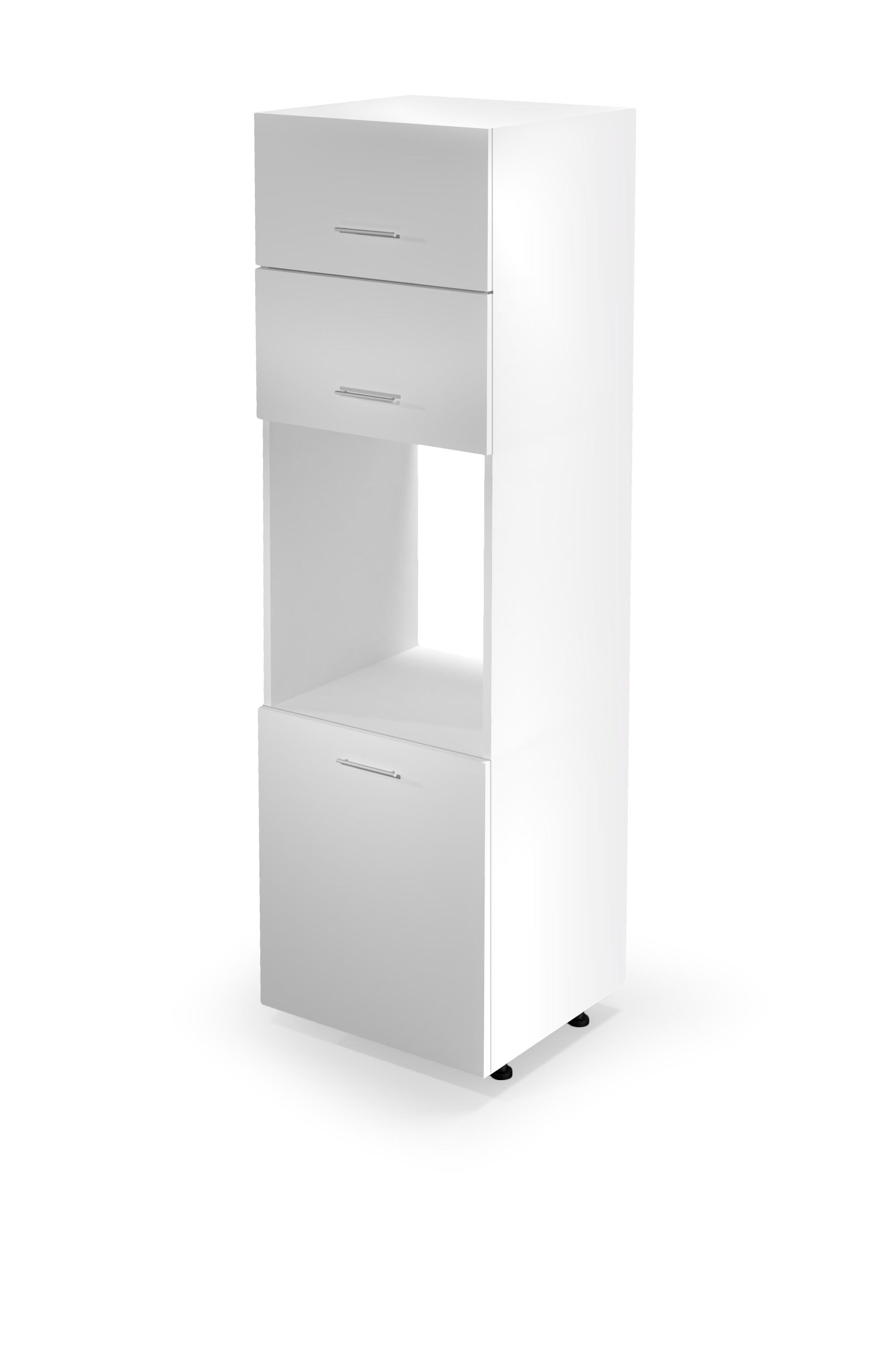 VENTO DP-60/214 high cargo cabinet, color: white / honey oak DIOMMI V-UA-VENTO-DP-60/214-D.MIODOWY DIOMMI-60-22863 VENTO DP-60/214 high cargo cabinet, color: white / honey oak DIOMMI V-UA-VENTO-DP-60/214-D.MIODOWY DIOMMI-60-22863