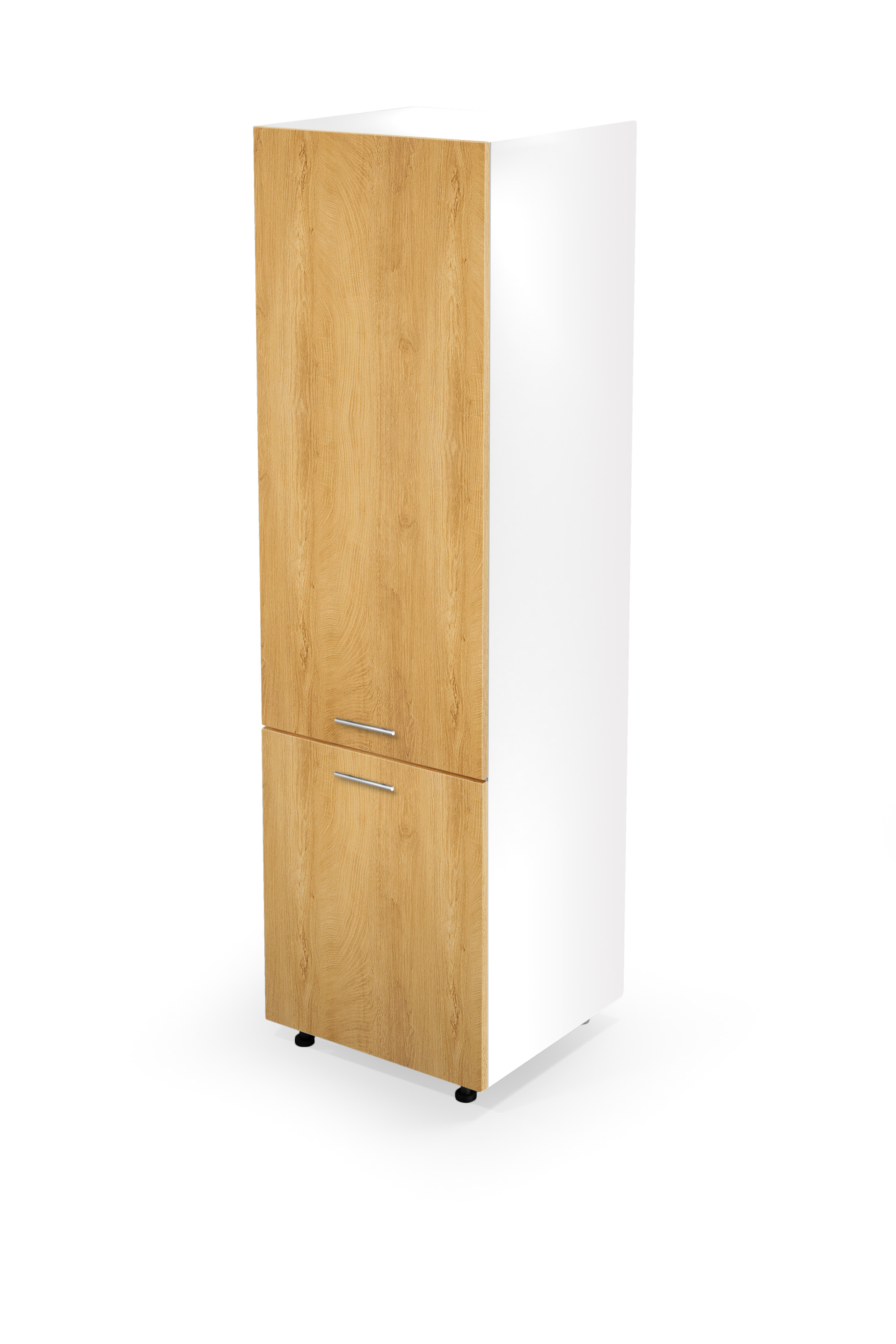 VENTO DL-60/214 high cargo cabinet, color: white / honey oak DIOMMI V-UA-VENTO-DL-60/214-D.MIODOWY DIOMMI-60-22843 VENTO DL-60/214 high cargo cabinet, color: white / honey oak DIOMMI V-UA-VENTO-DL-60/214-D.MIODOWY DIOMMI-60-22843