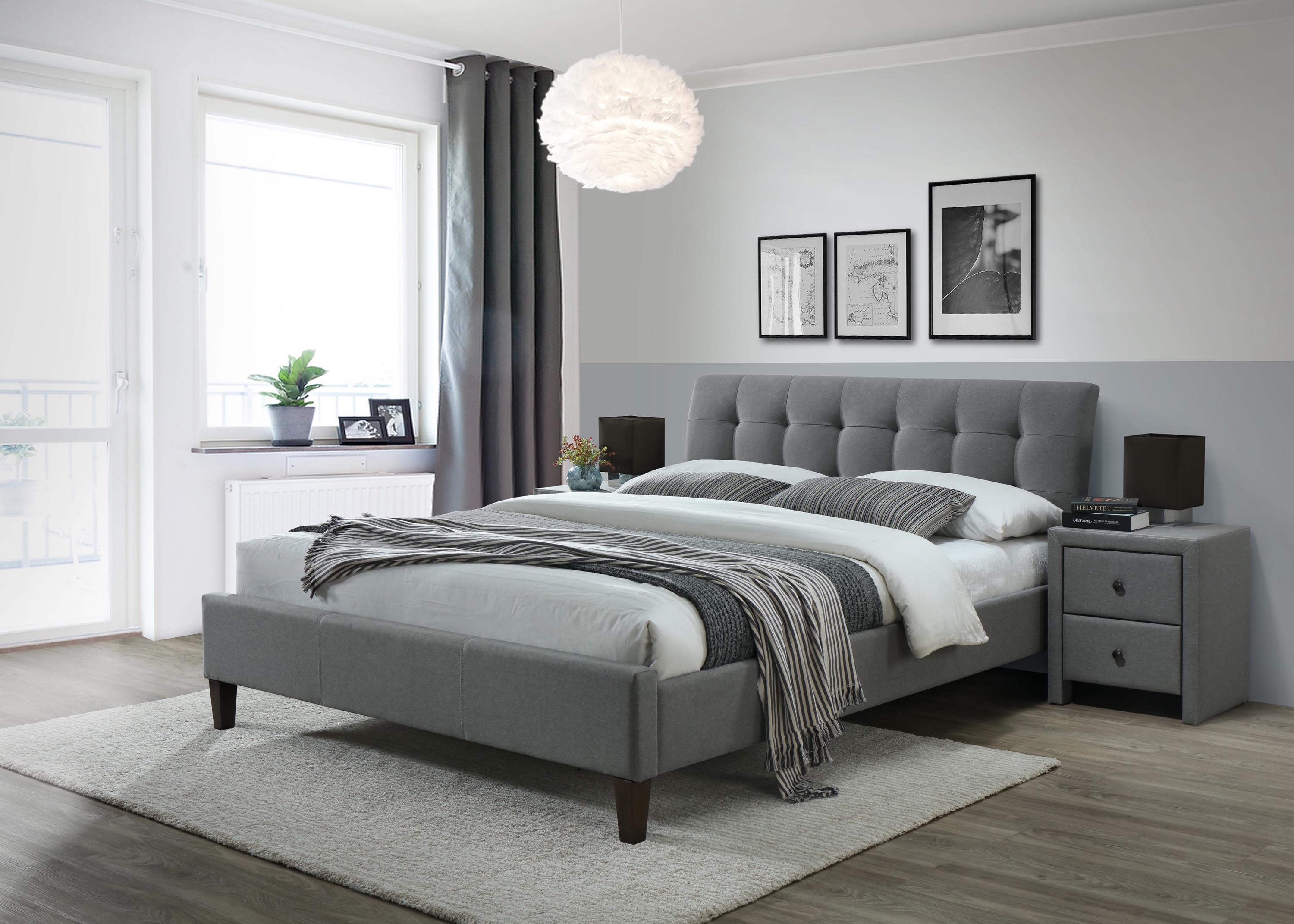 SAMARA 2 bed color: grey DIOMMI V-CH-SAMARA_2-LOZ-POPIEL DIOMMI-60-21773 SAMARA 2 bed color: grey DIOMMI V-CH-SAMARA_2-LOZ-POPIEL DIOMMI-60-21773