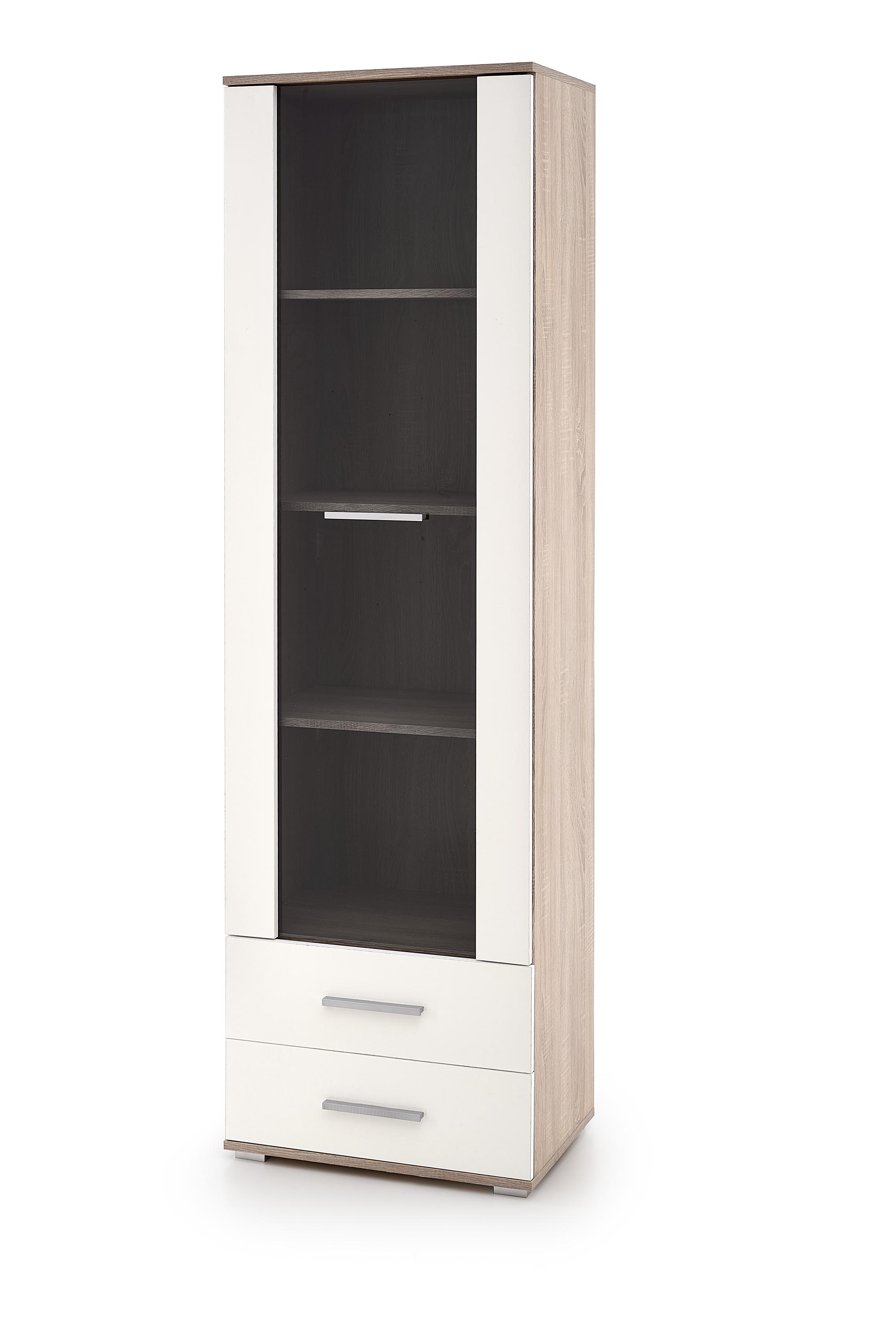 LIMA W1 cabinet white / sonoma oak DIOMMI V-PL-LIMA-W1-BIAŁY/SONOMA DIOMMI-60-22334