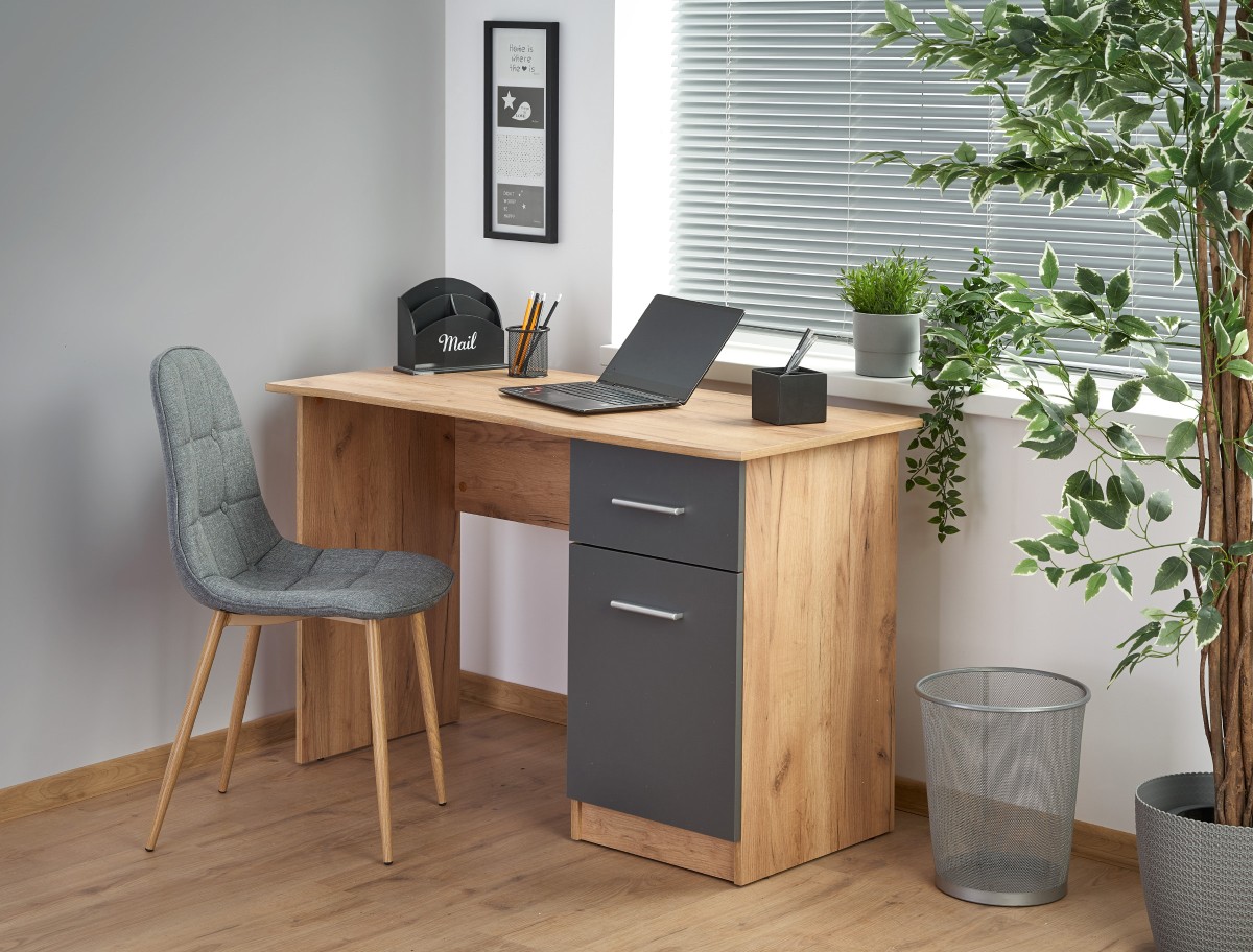 ELMO desk votan oak / antracite DIOMMI V-UA-ELMO-D.WOTAN/ANTRACYT DIOMMI-60-22761 ELMO desk votan oak / antracite DIOMMI V-UA-ELMO-D.WOTAN/ANTRACYT DIOMMI-60-22761