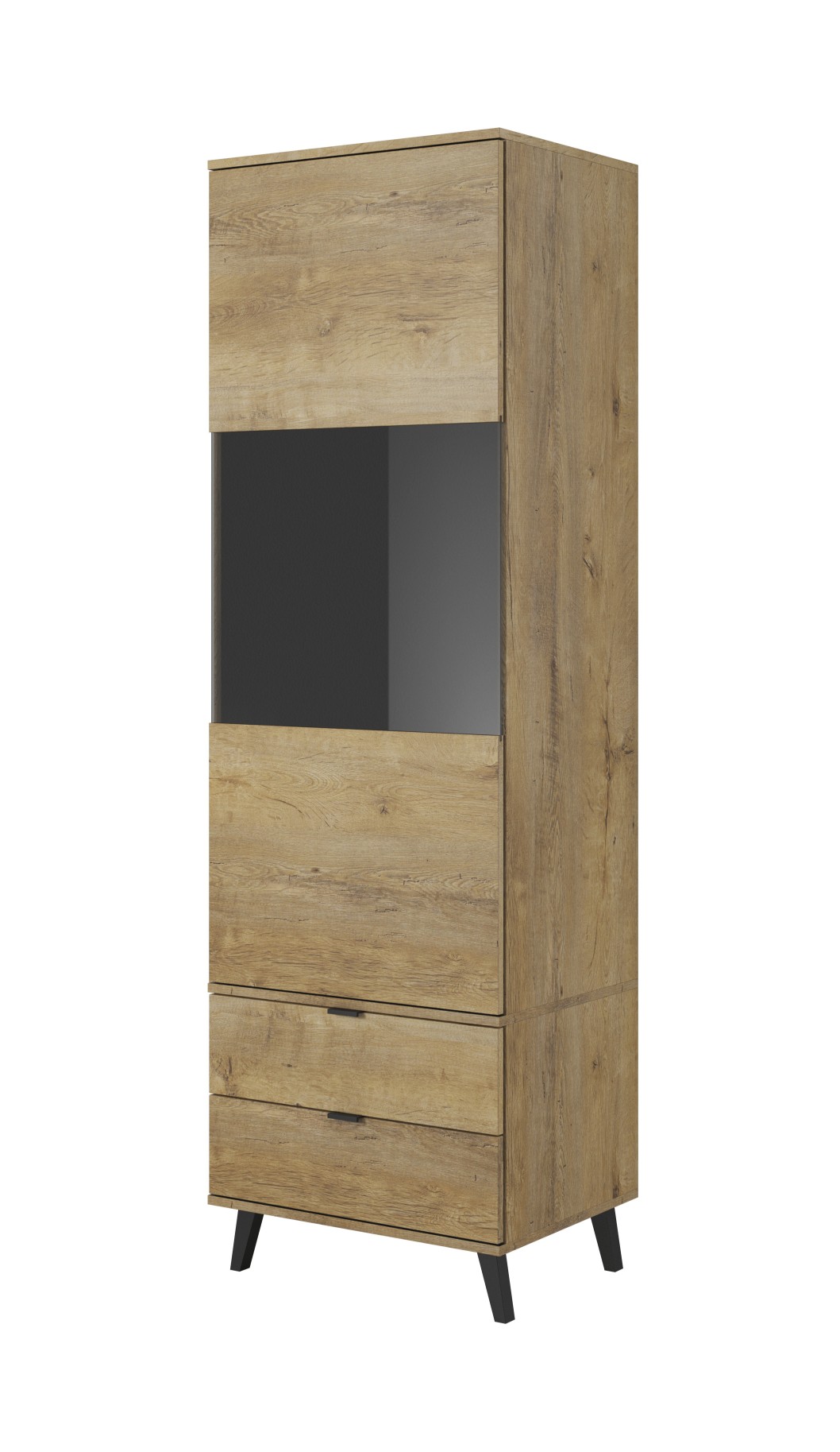 NEST W-2 display cabinet color: lefkas oak / black DIOMMI V-PL-NEST-W-2 DIOMMI-60-22550 NEST W-2 display cabinet color: lefkas oak / black DIOMMI V-PL-NEST-W-2 DIOMMI-60-22550