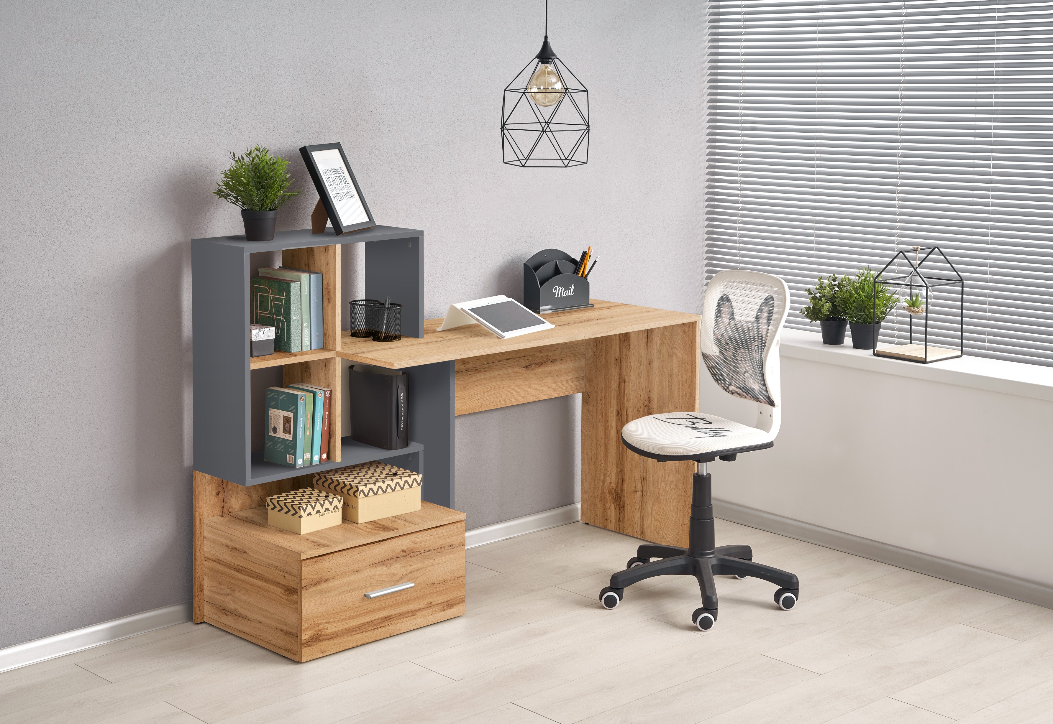 GROSSO desk votan oak / anthracite DIOMMI V-UA-GROSSO-D.WOTAN/ANTRACYT DIOMMI-60-22764 GROSSO desk votan oak / anthracite DIOMMI V-UA-GROSSO-D.WOTAN/ANTRACYT DIOMMI-60-22764